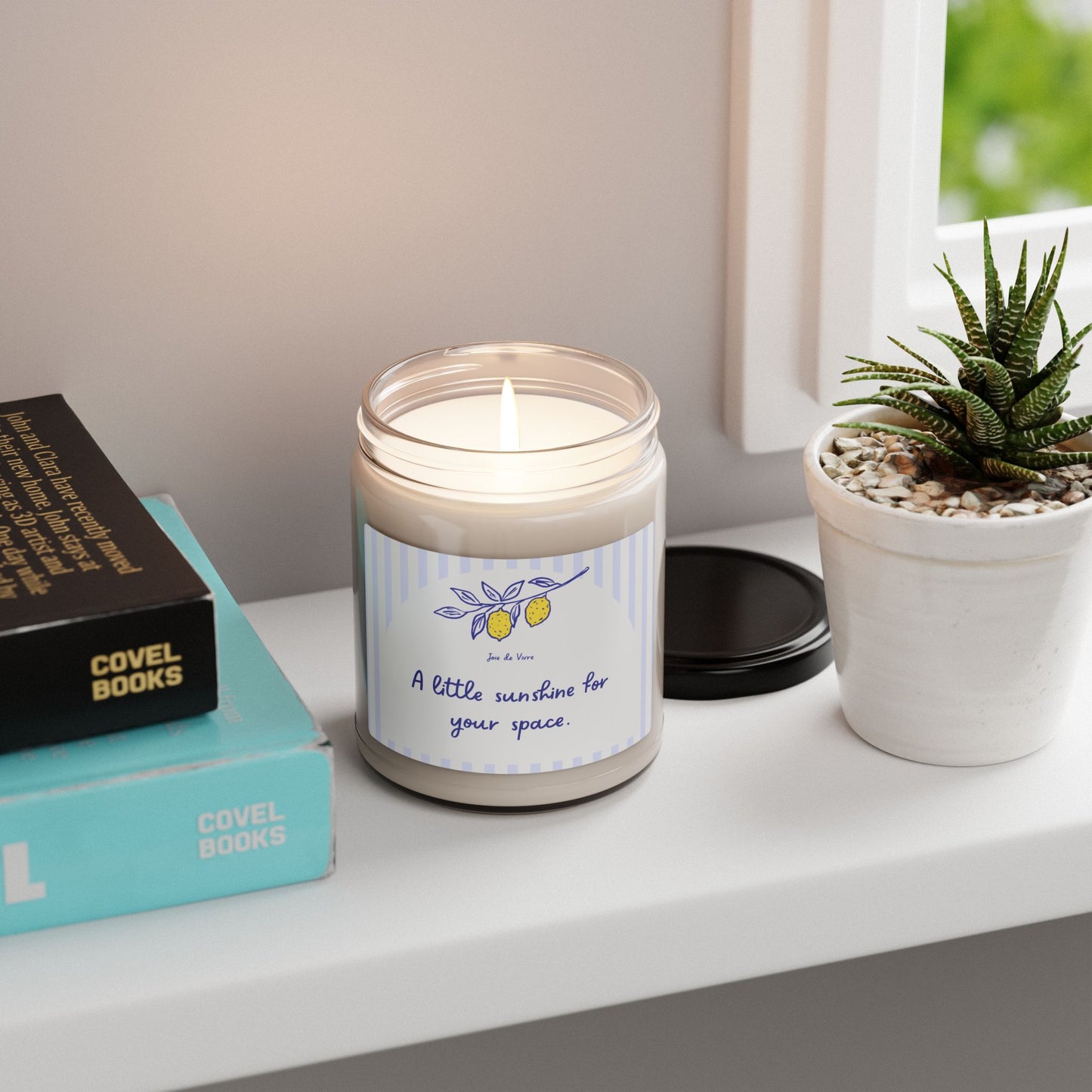 Scented Soy Candle, 9oz —Housewarming Gift Custom Label