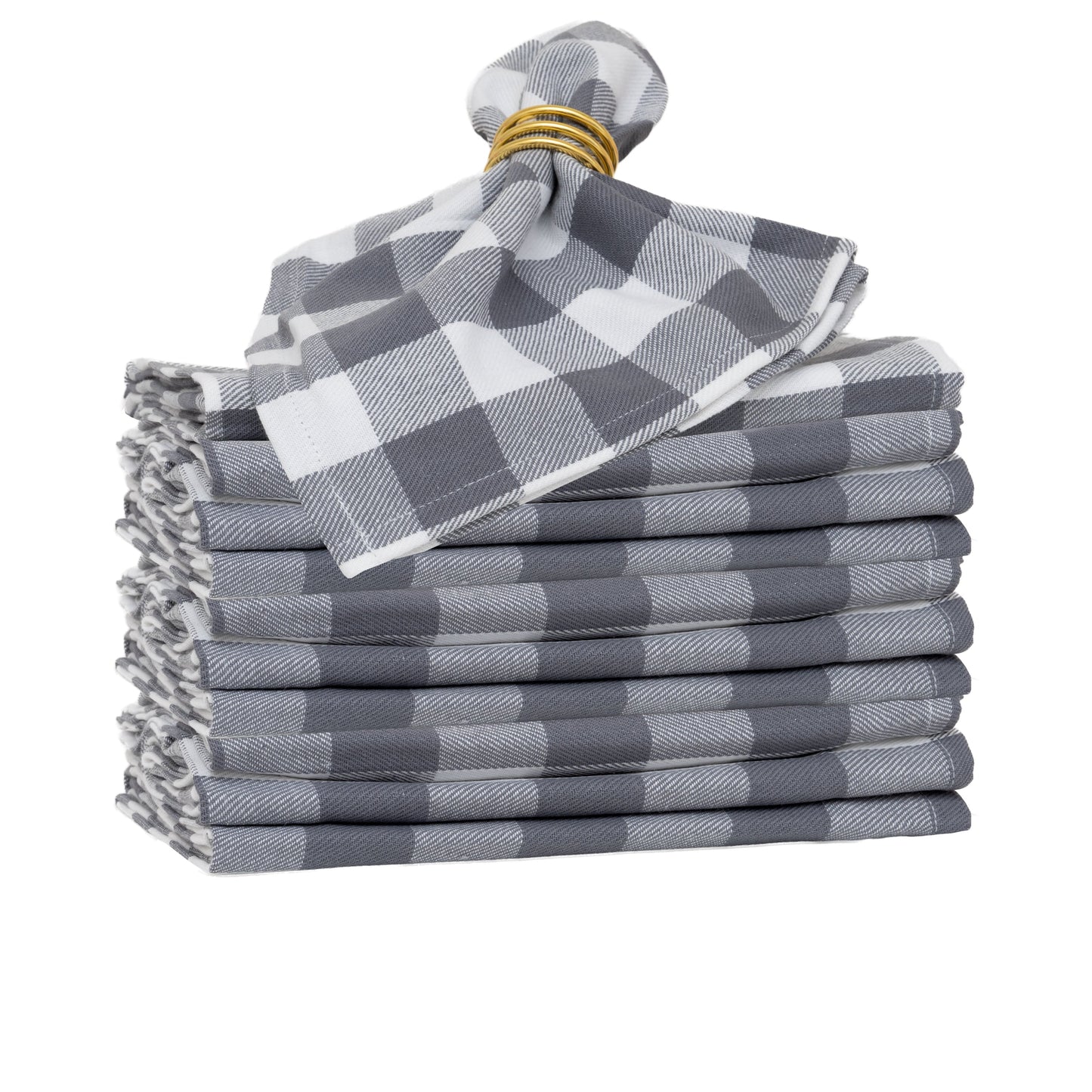 Plaid Dinner Napkins