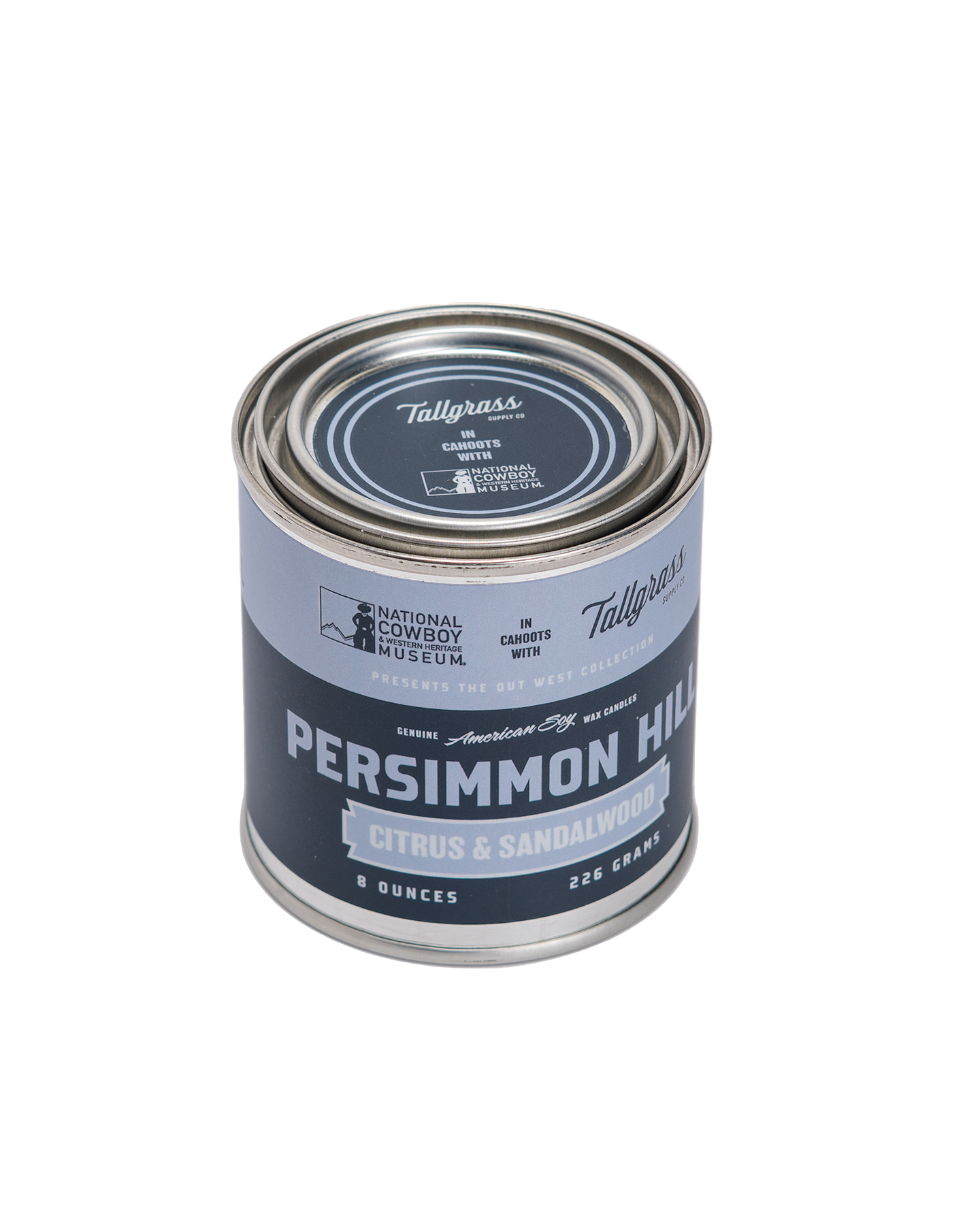 Persimmon Hill: Citrus + Sandalwood Soy Wax Candle