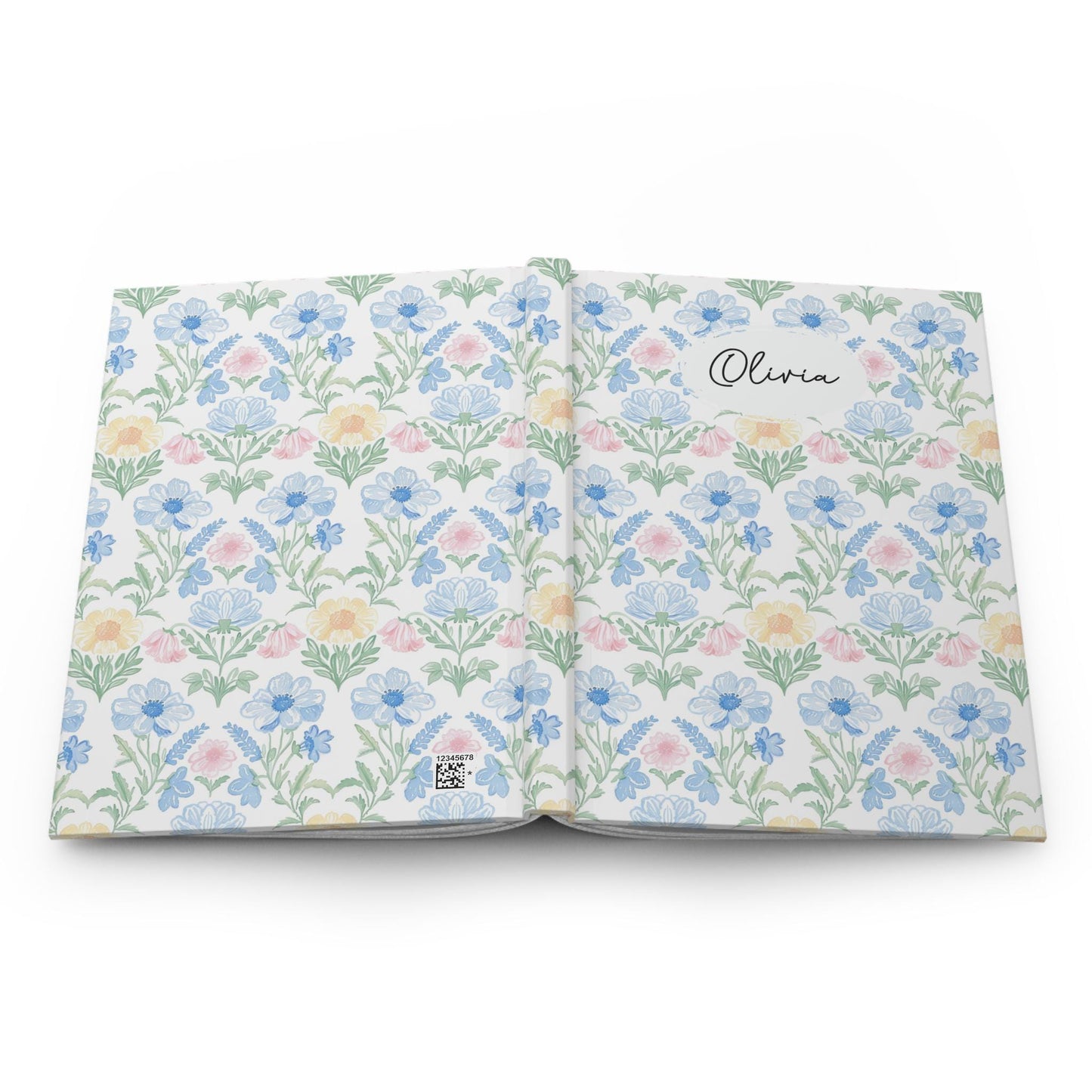 Personalized Floral Journal