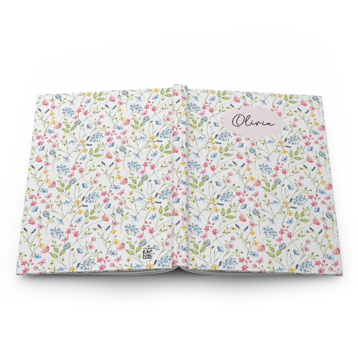 Personalized Floral Journal