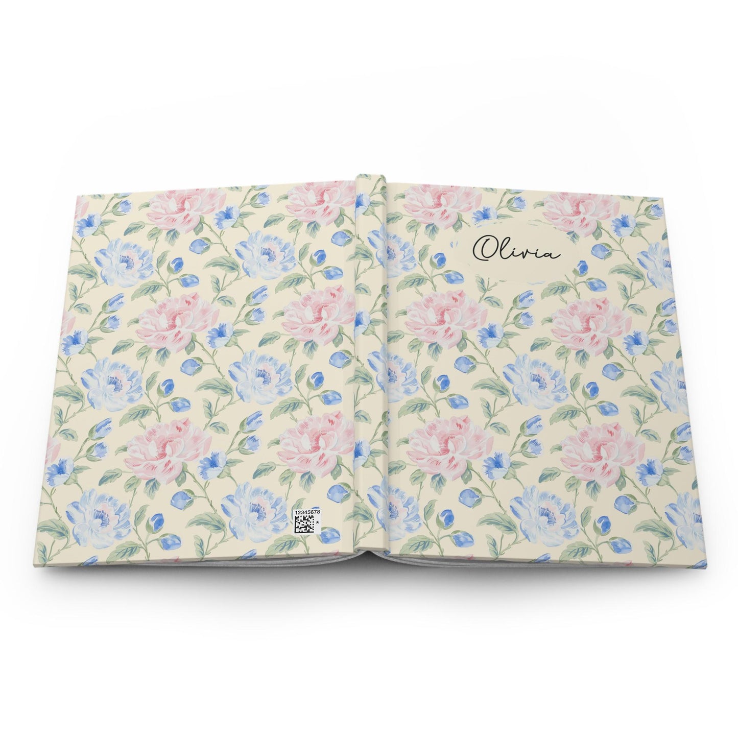 Personalized Floral Journal