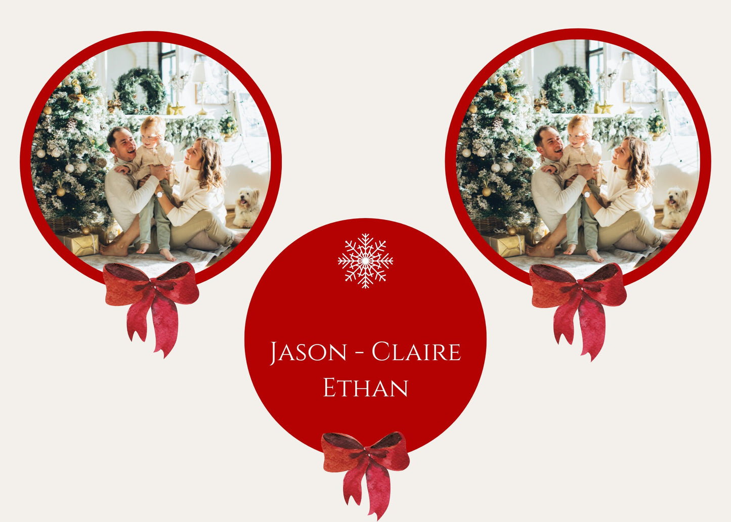 Merry Christmas Card Template | Holiday Card Template | Photo Card Template | Canva