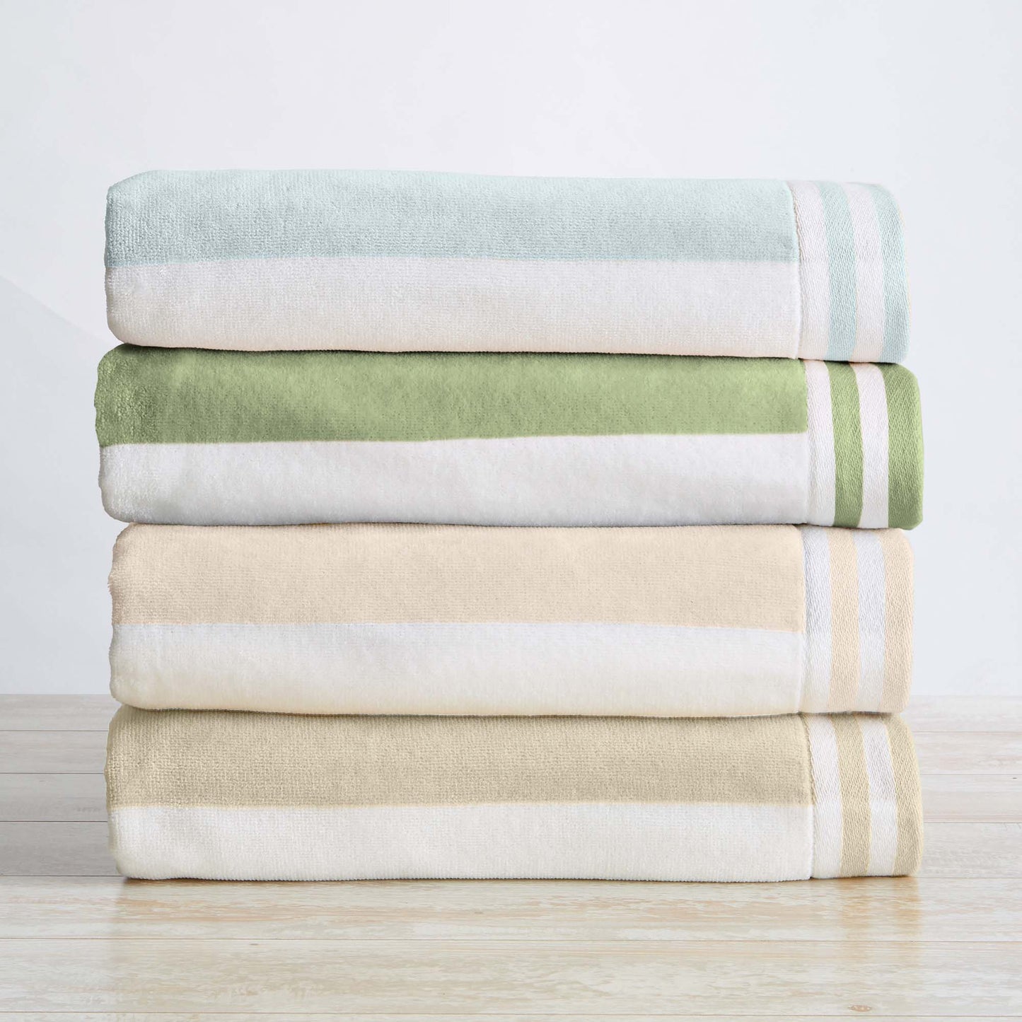 4 Pack Striped Cabana Oversized Beach Towel - Edgartown