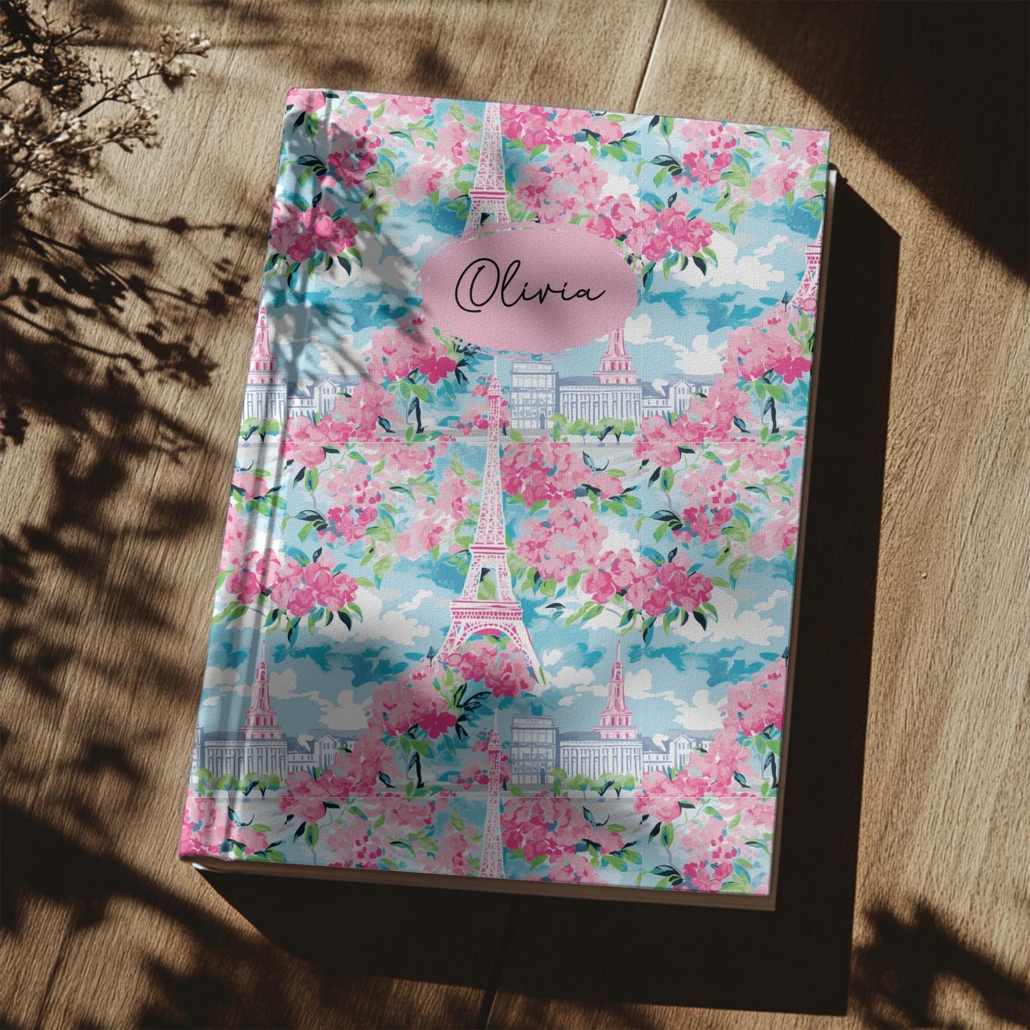 Personalized Floral Journal