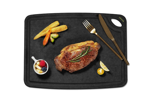 Classic Series 10 x 13 x 1/4 Cutting Board - Medium- Black Color