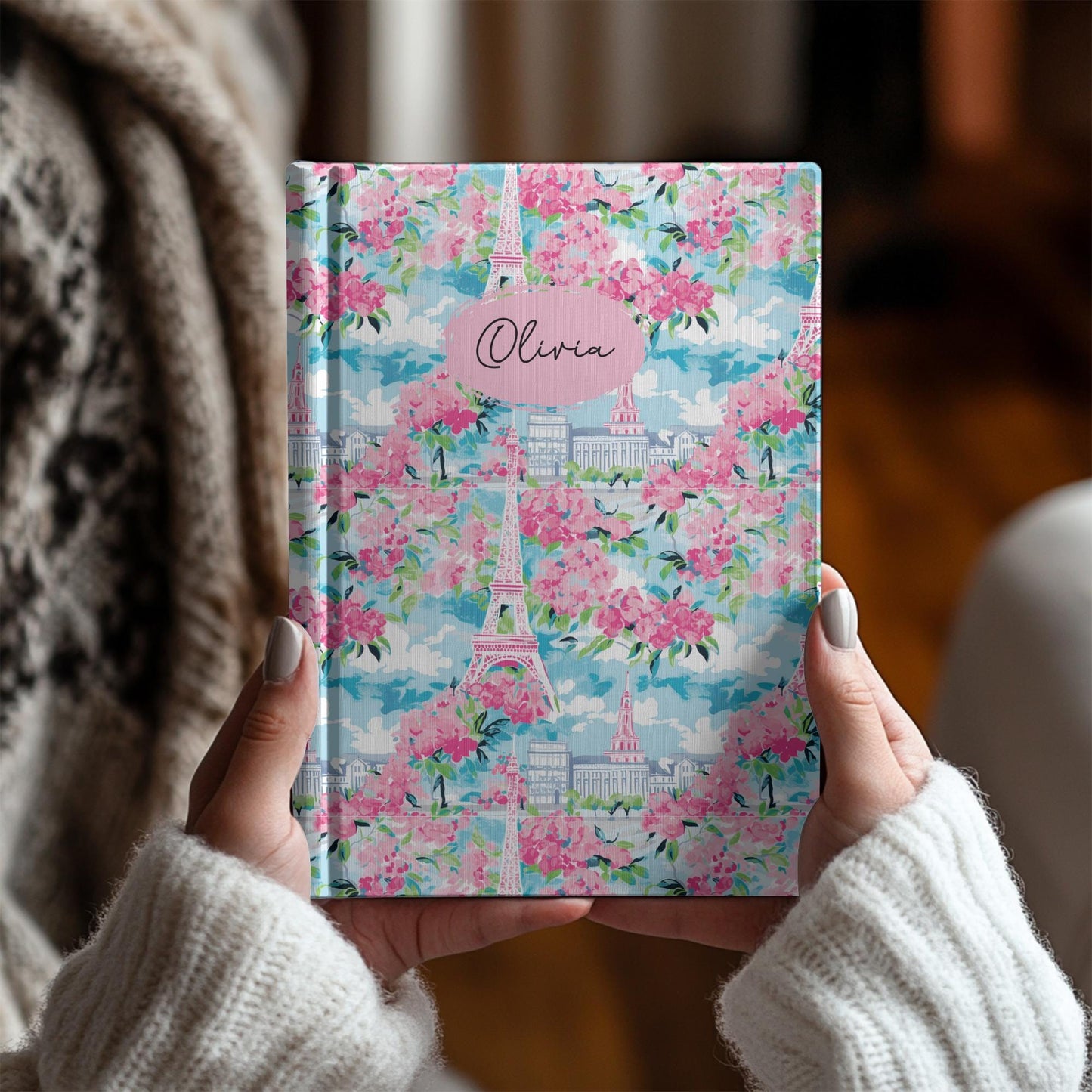 Personalized Floral Journal