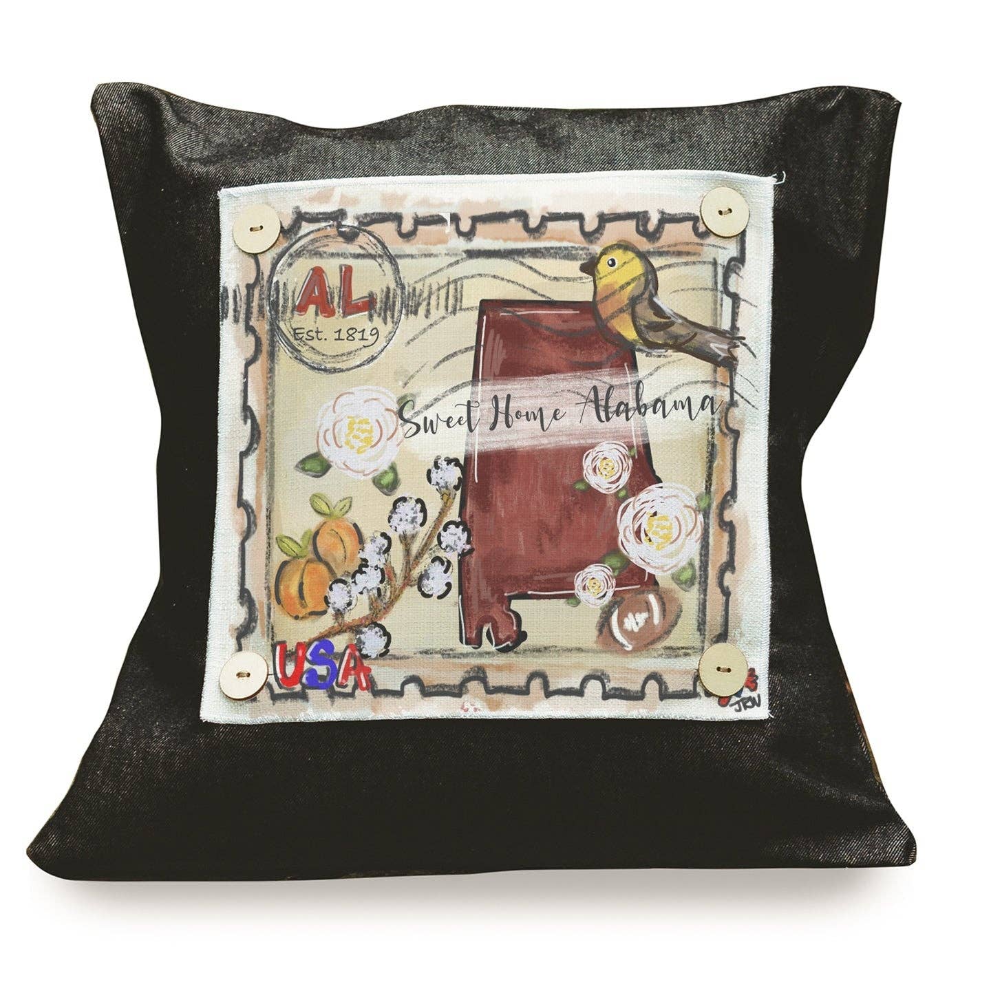 Sweet Home Alabama Square Pillow Swap