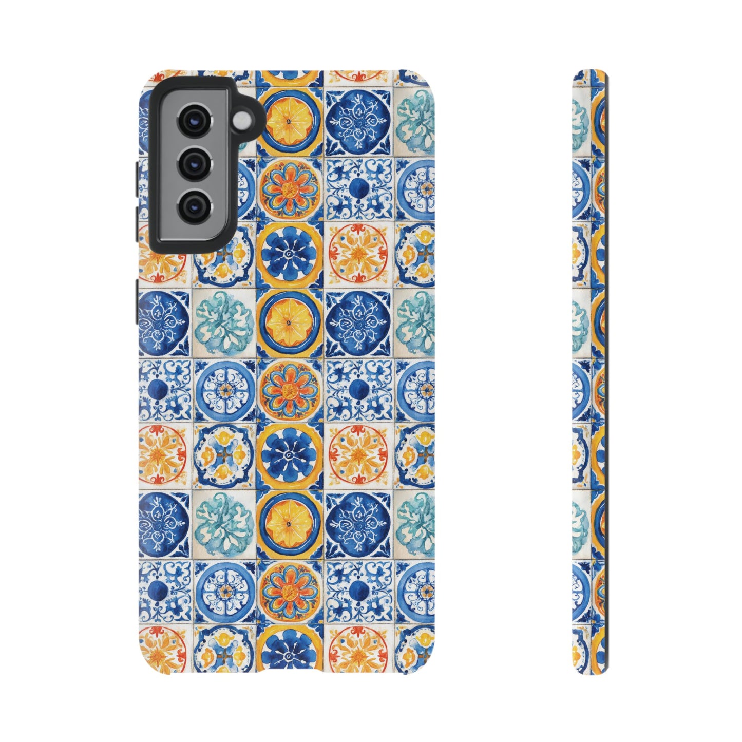 Mediterranean Tile Pattern Phone Case | Tough Case | Mosiac Tile | iPhone 17
