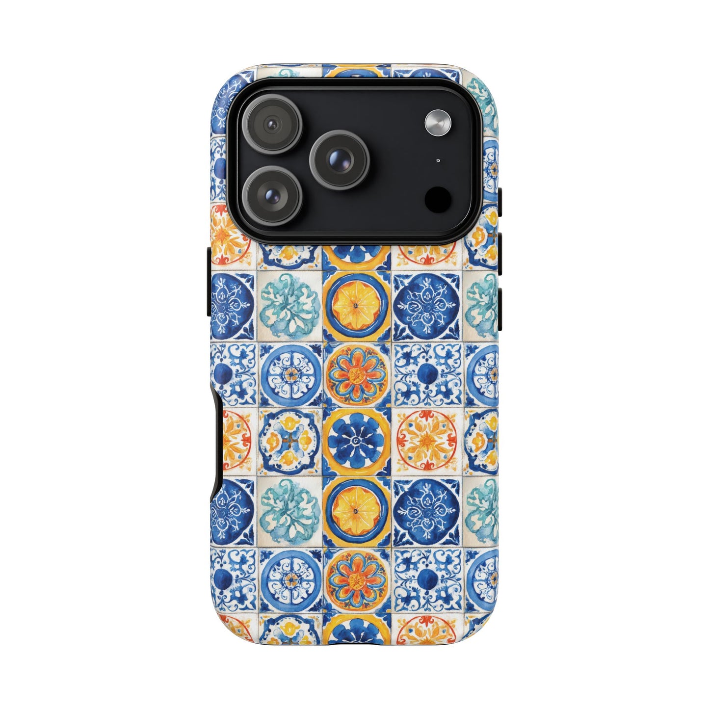 Mediterranean Tile Pattern Phone Case | Tough Case | Mosiac Tile | iPhone 17