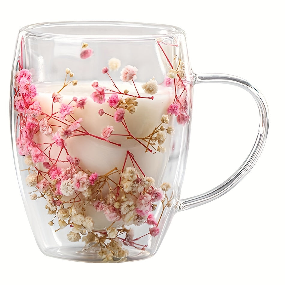 Double-Walled Insulated Borosilicate Glass Coffee Mug