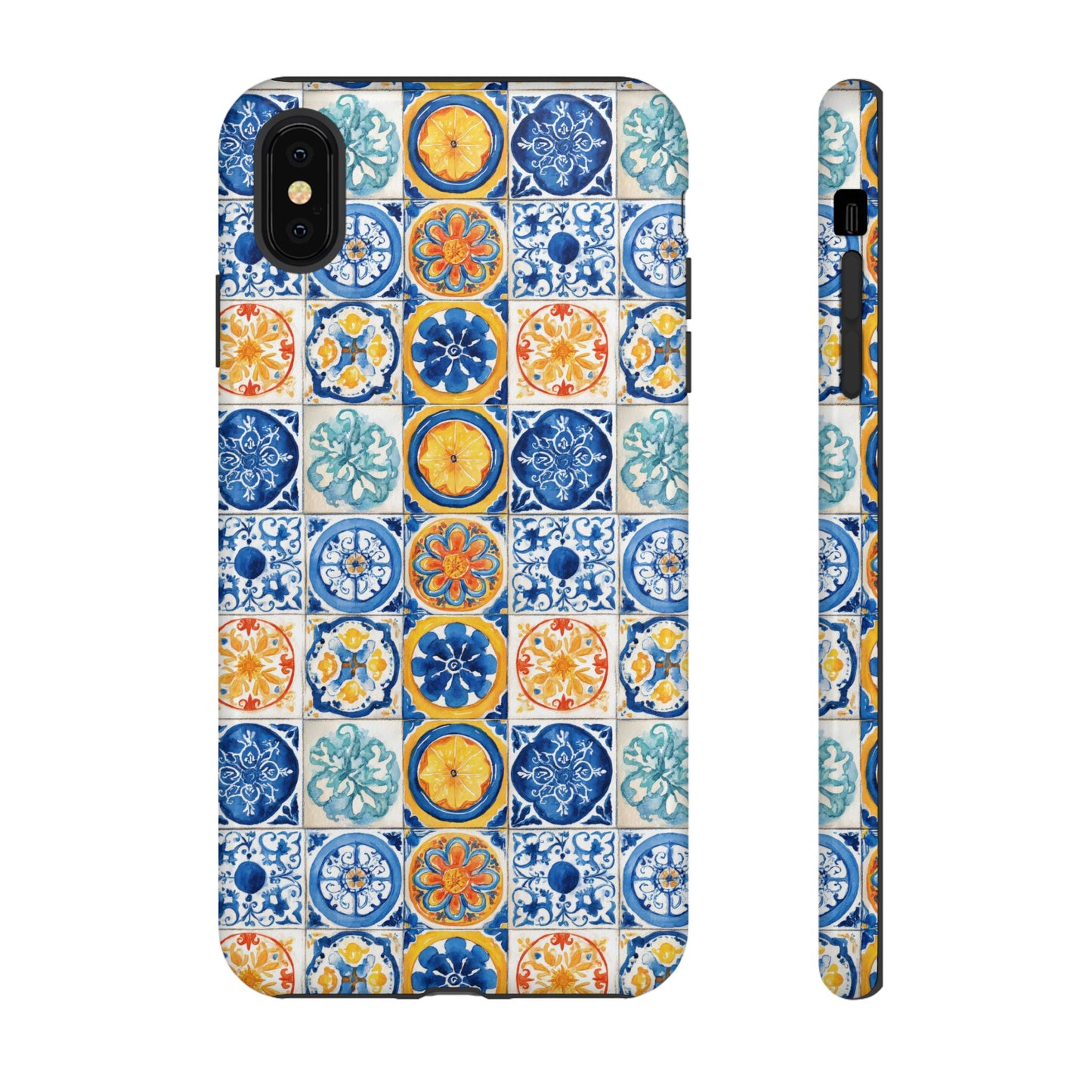 Mediterranean Tile Pattern Phone Case | Tough Case | Mosiac Tile | iPhone 17