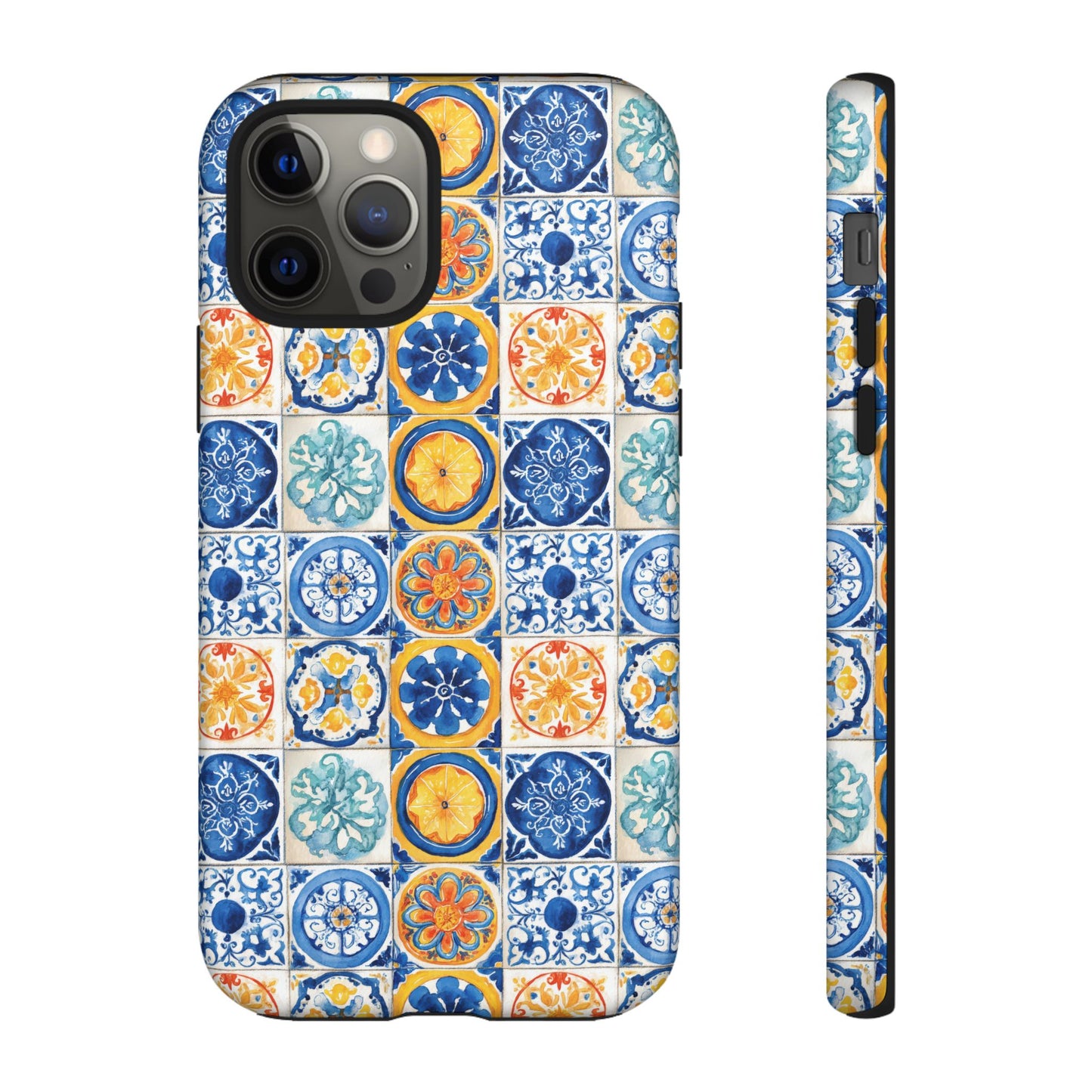 Mediterranean Tile Pattern Phone Case | Tough Case | Mosiac Tile | iPhone 17