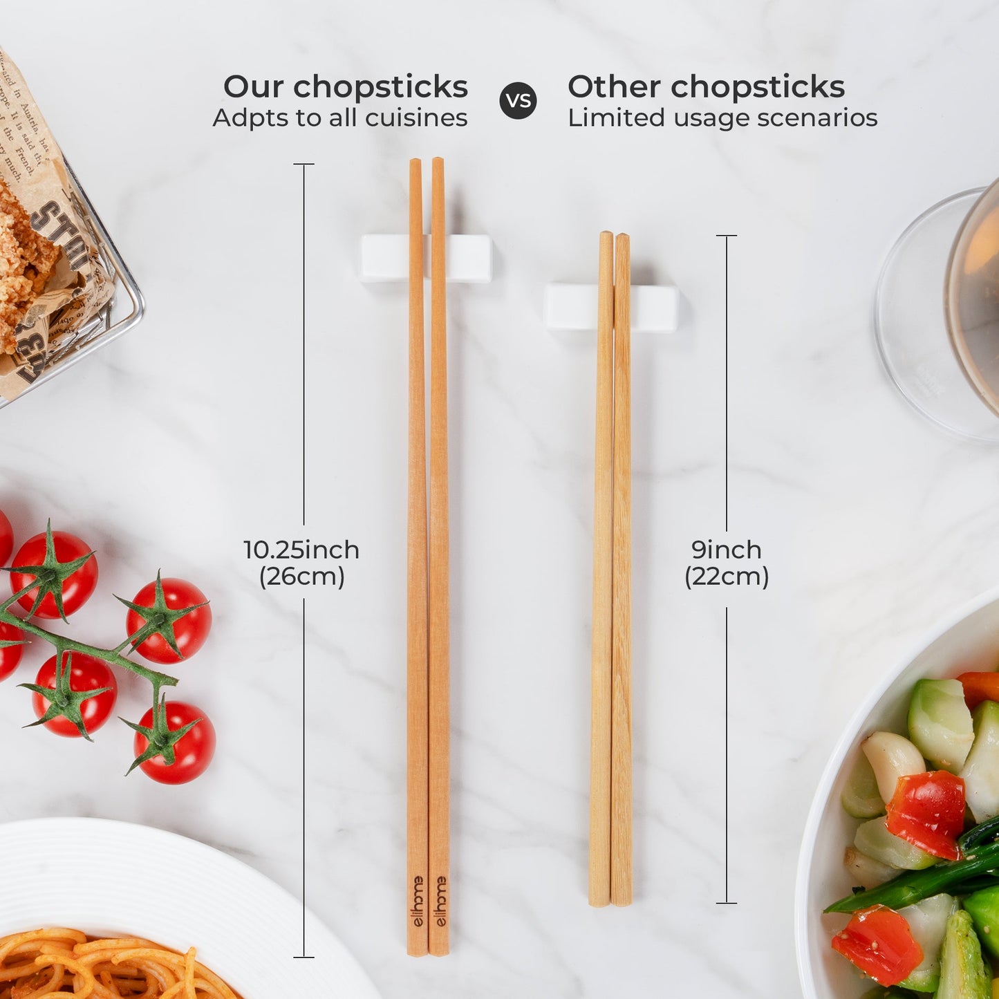 Premium Wood Fiber Chopsticks