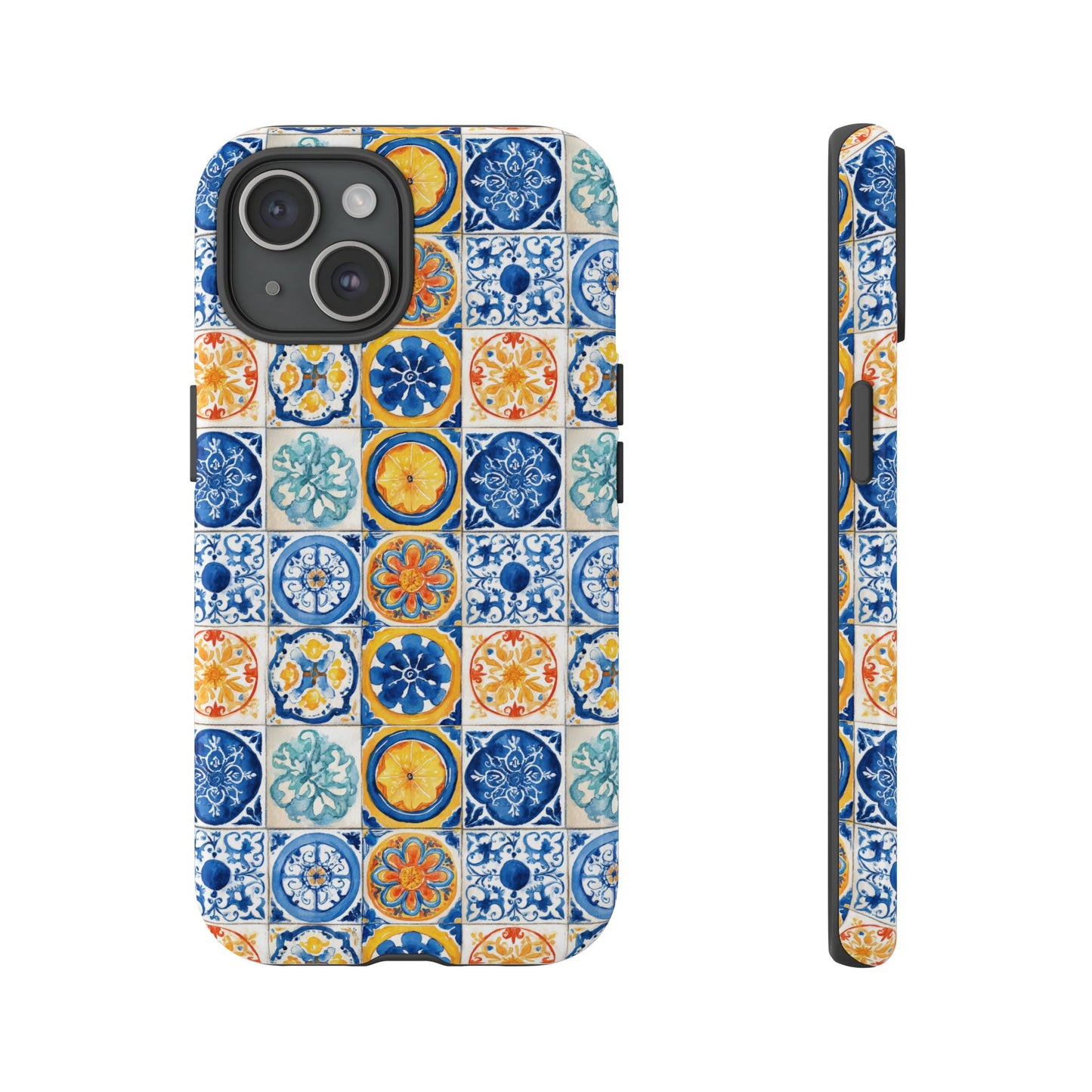Mediterranean Tile Pattern Phone Case | Tough Case | Mosiac Tile | iPhone 17