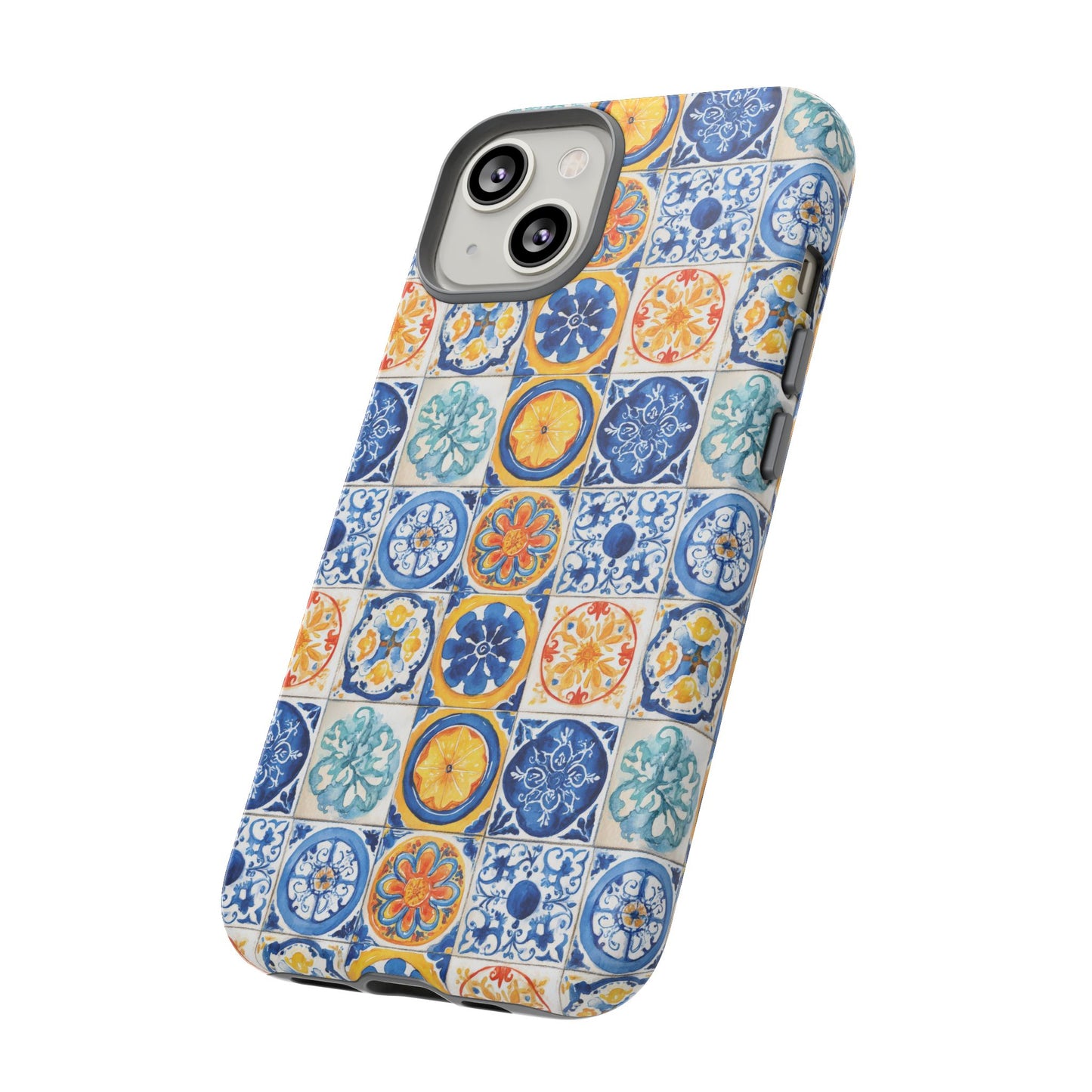 Mediterranean Tile Pattern Phone Case | Tough Case | Mosiac Tile | iPhone 17