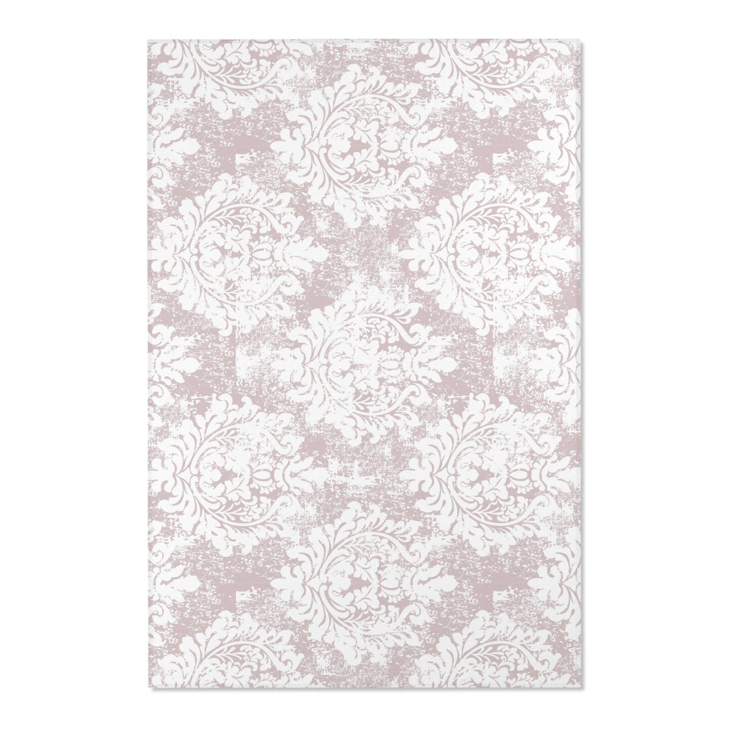 Custom Rug, Beige Damask