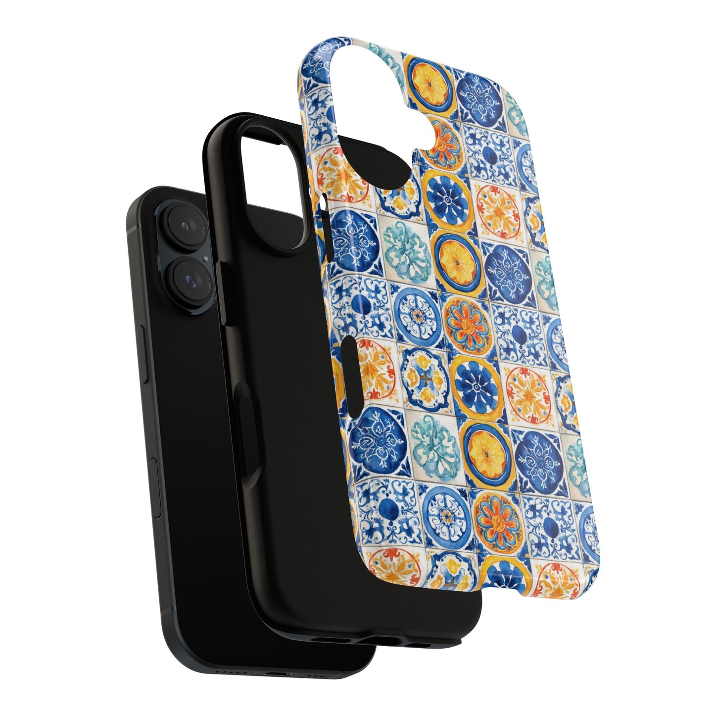 Mediterranean Tile Pattern Phone Case | Tough Case | Mosiac Tile | iPhone 17