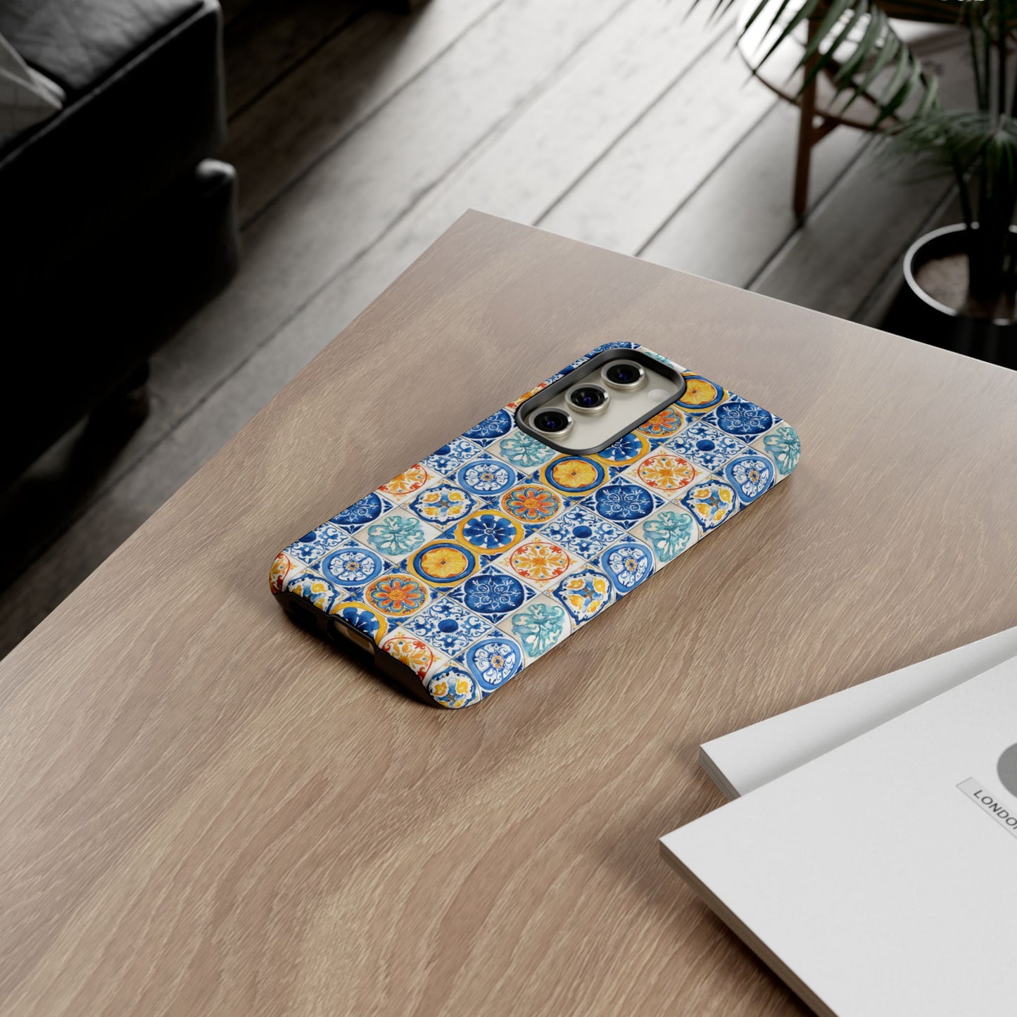 Mediterranean Tile Pattern Phone Case | Tough Case | Mosiac Tile | iPhone 17