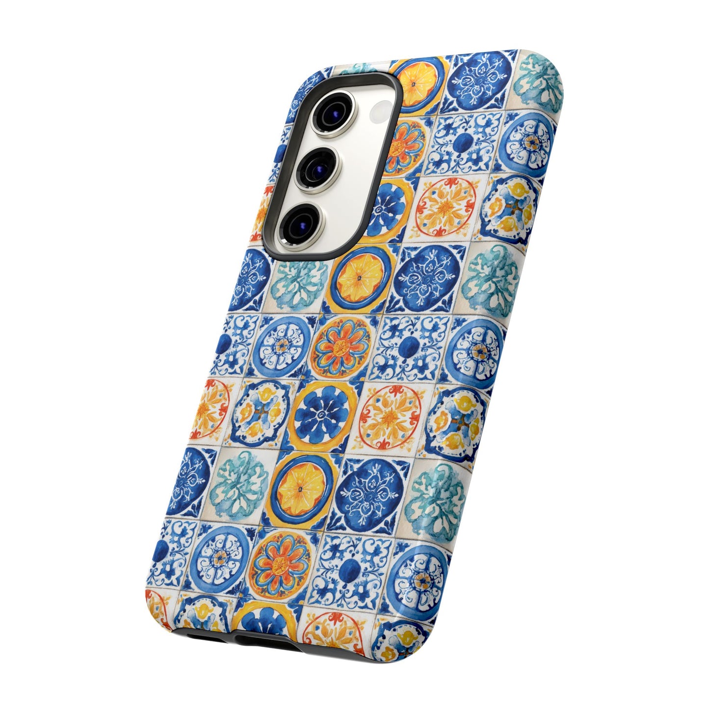 Mediterranean Tile Pattern Phone Case | Tough Case | Mosiac Tile | iPhone 17