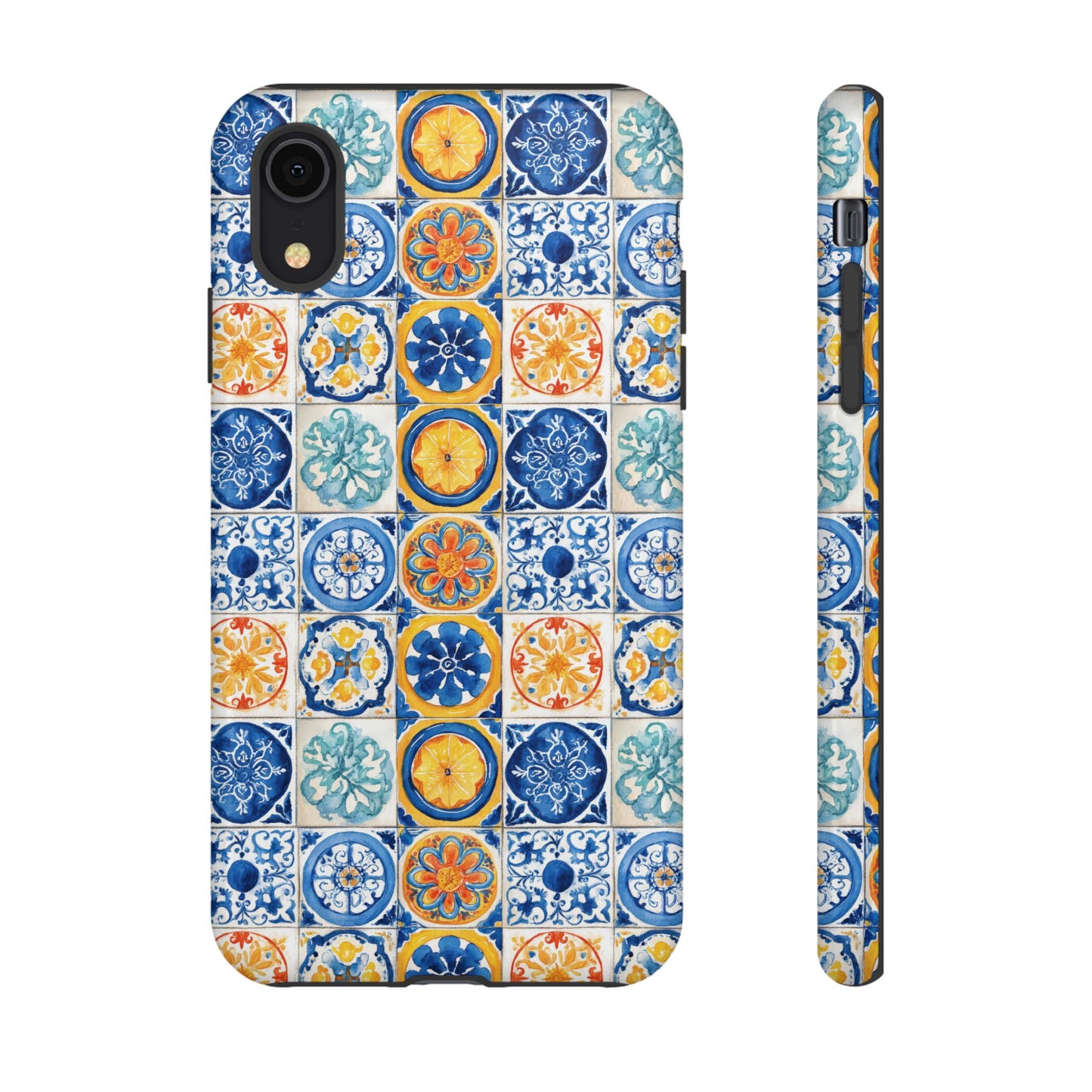 Mediterranean Tile Pattern Phone Case | Tough Case | Mosiac Tile | iPhone 17