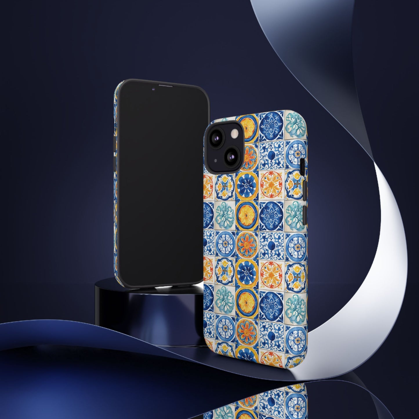 Mediterranean Tile Pattern Phone Case | Tough Case | Mosiac Tile | iPhone 17