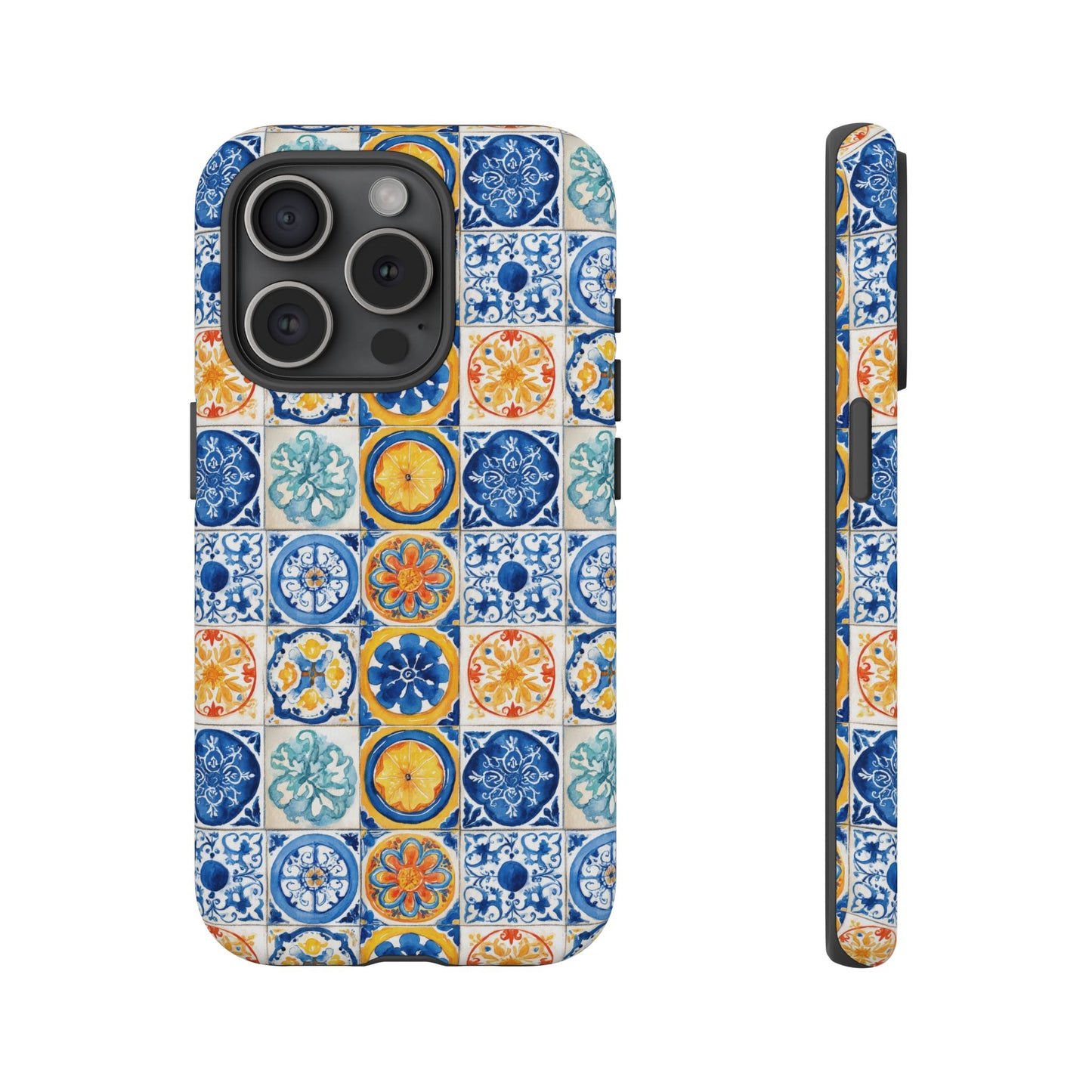 Mediterranean Tile Pattern Phone Case | Tough Case | Mosiac Tile | iPhone 17