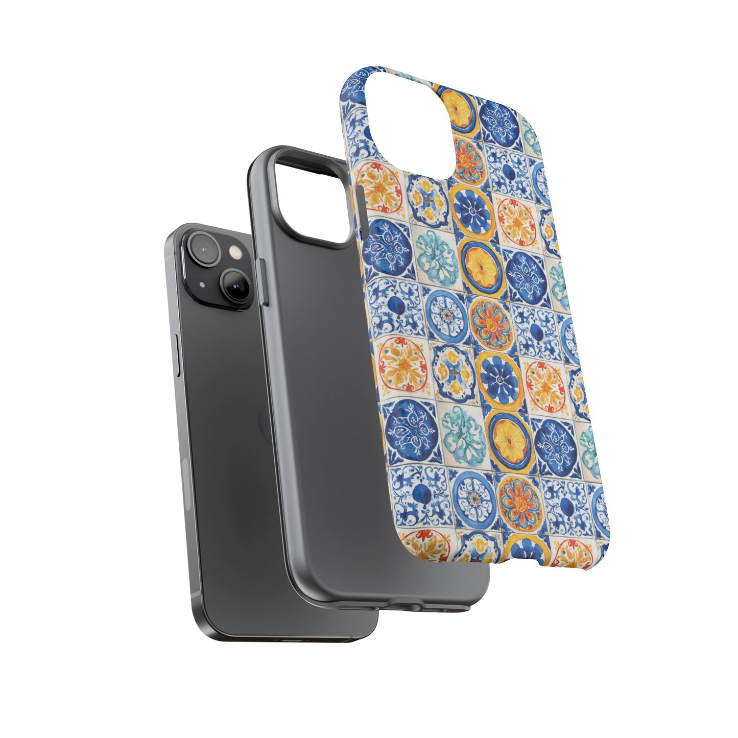 Mediterranean Tile Pattern Phone Case | Tough Case | Mosiac Tile | iPhone 17