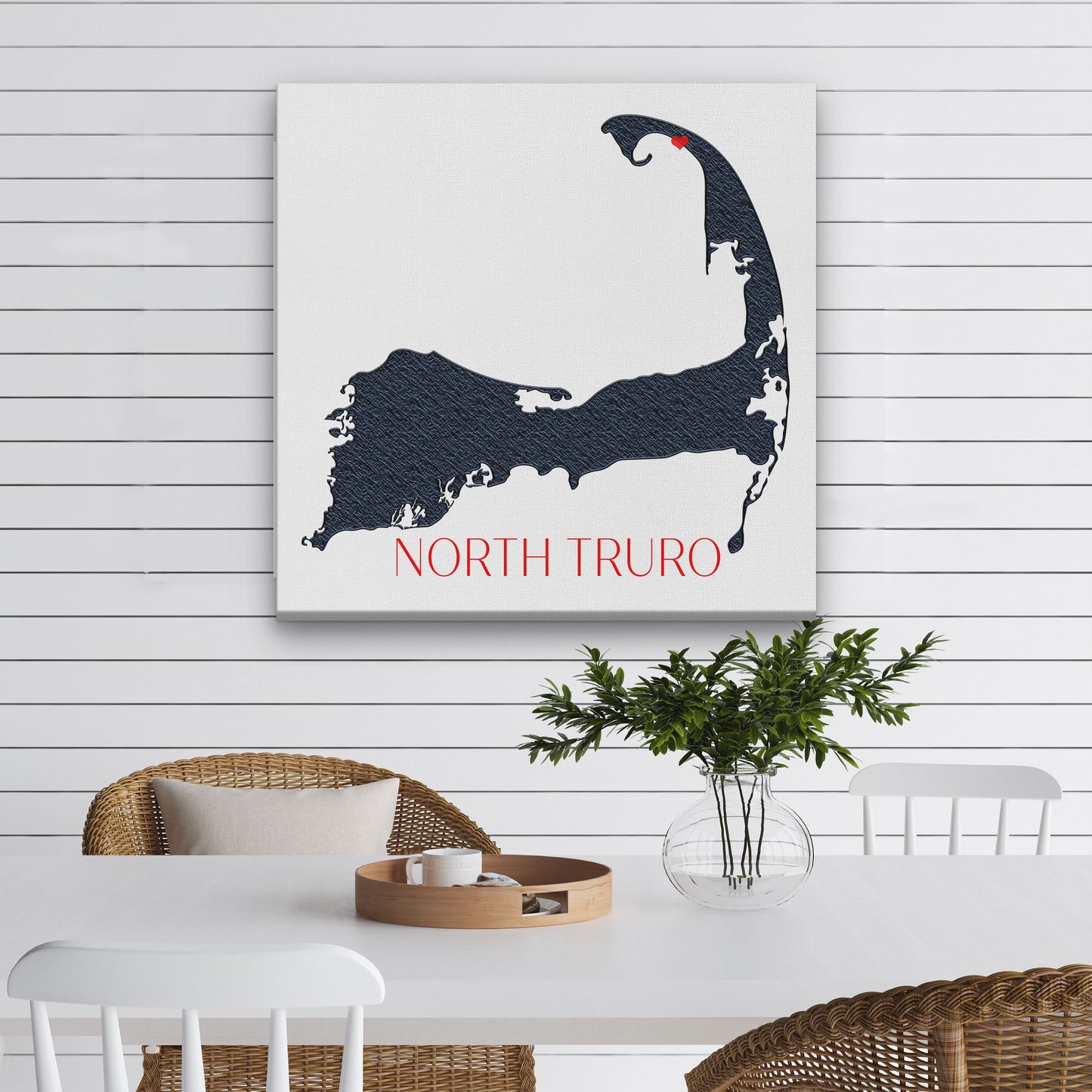 Cape Cod Canvas Customizable Silhouette Wall Decor