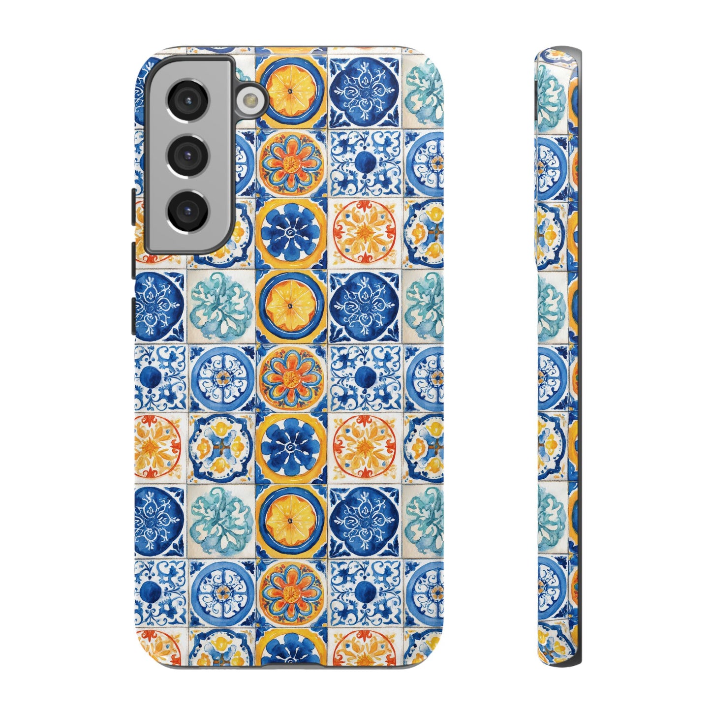 Mediterranean Tile Pattern Phone Case | Tough Case | Mosiac Tile | iPhone 17