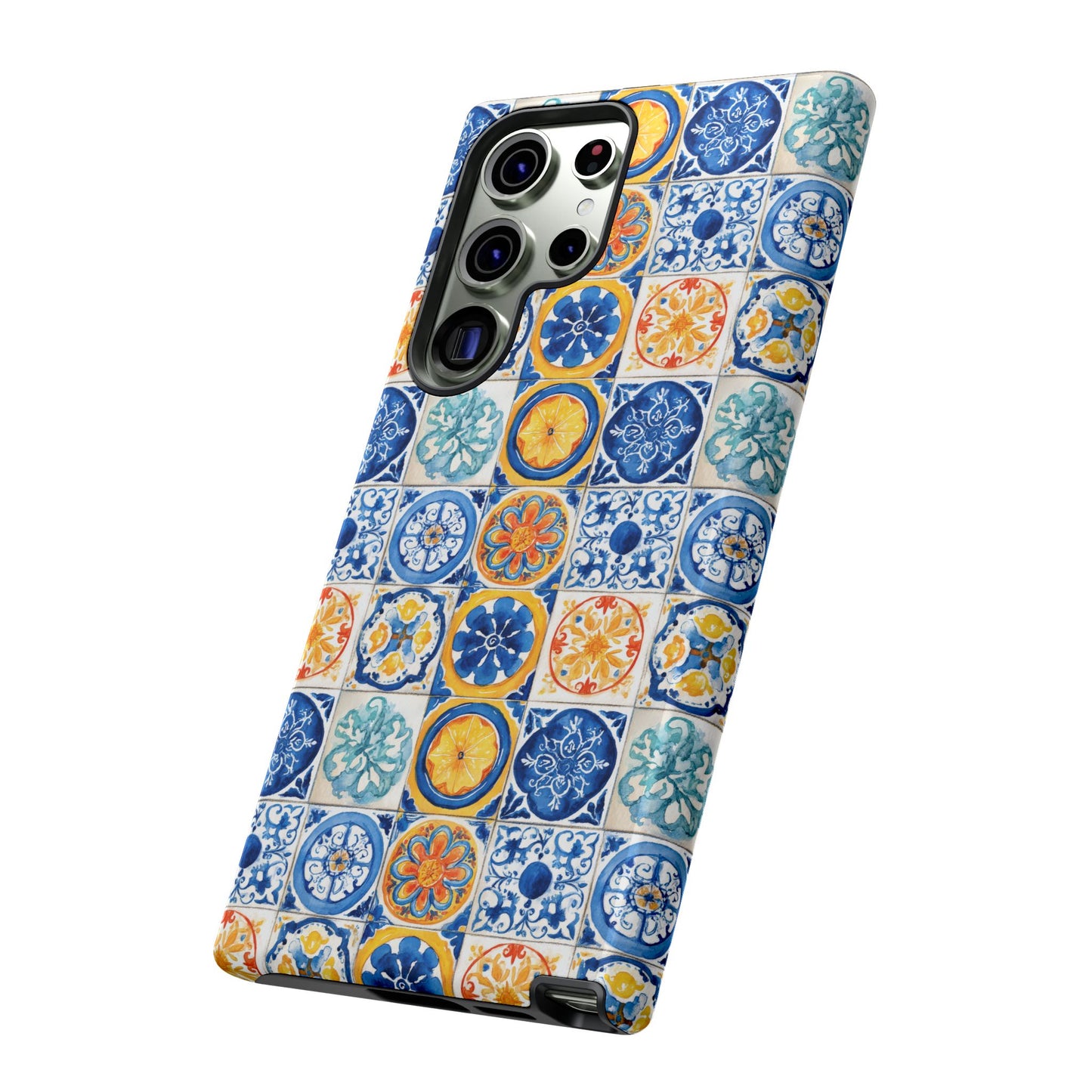 Mediterranean Tile Pattern Phone Case | Tough Case | Mosiac Tile | iPhone 17