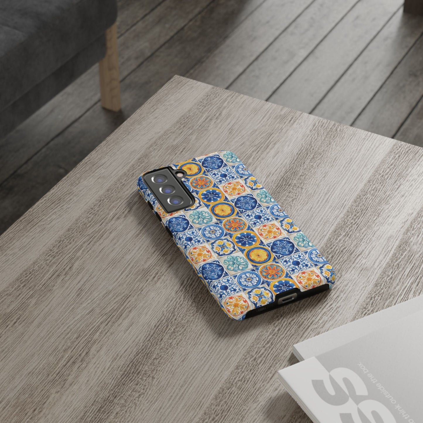 Mediterranean Tile Pattern Phone Case | Tough Case | Mosiac Tile | iPhone 17