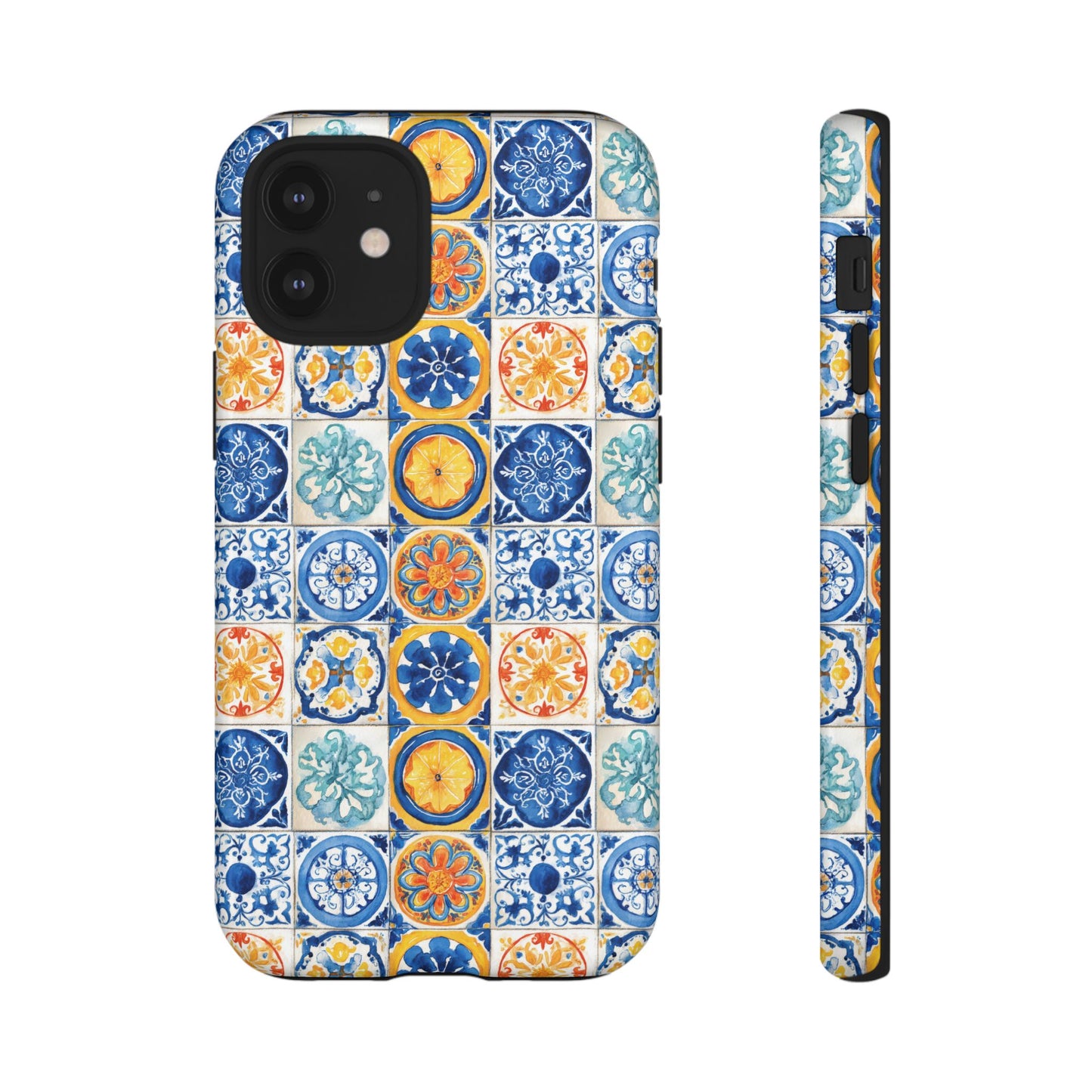 Mediterranean Tile Pattern Phone Case | Tough Case | Mosiac Tile | iPhone 17