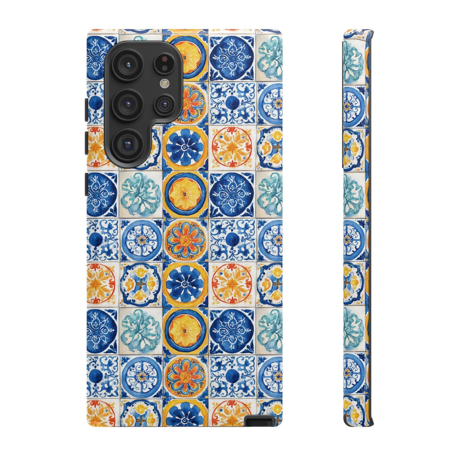Mediterranean Tile Pattern Phone Case | Tough Case | Mosiac Tile | iPhone 17