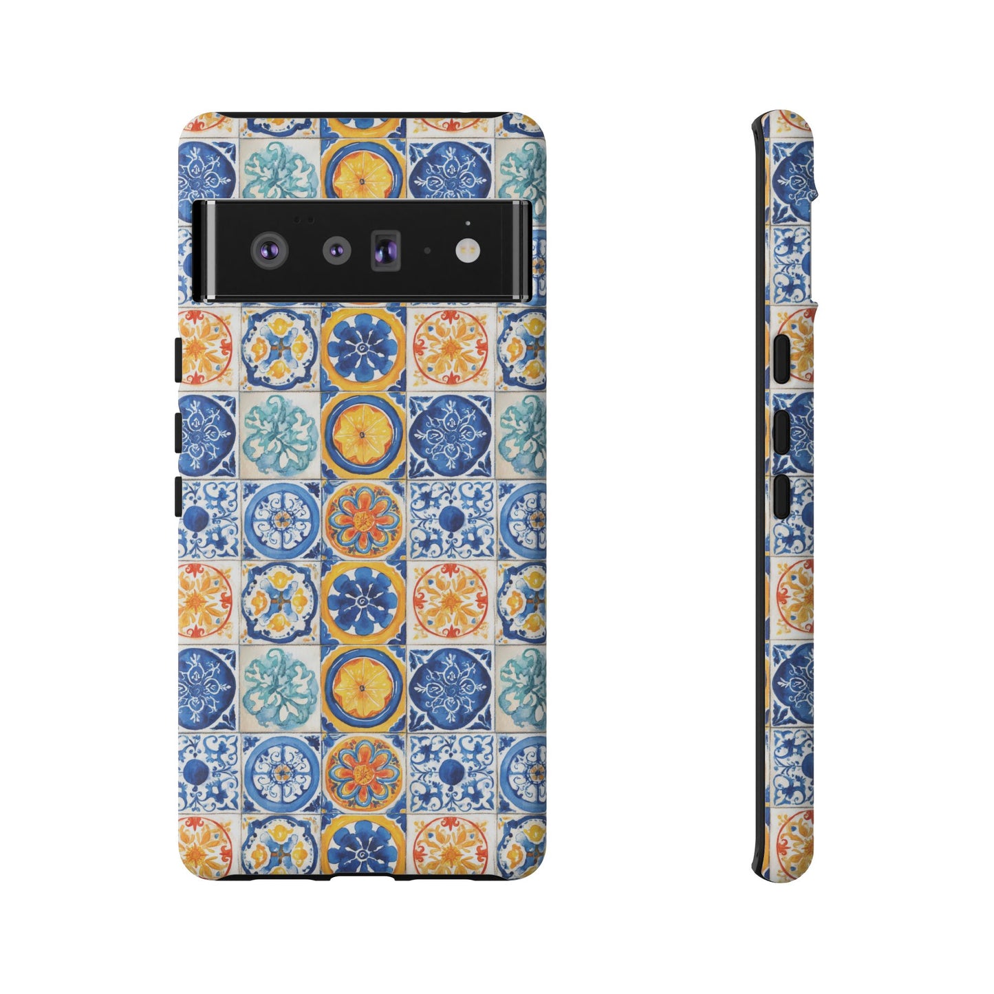 Mediterranean Tile Pattern Phone Case | Tough Case | Mosiac Tile | iPhone 17