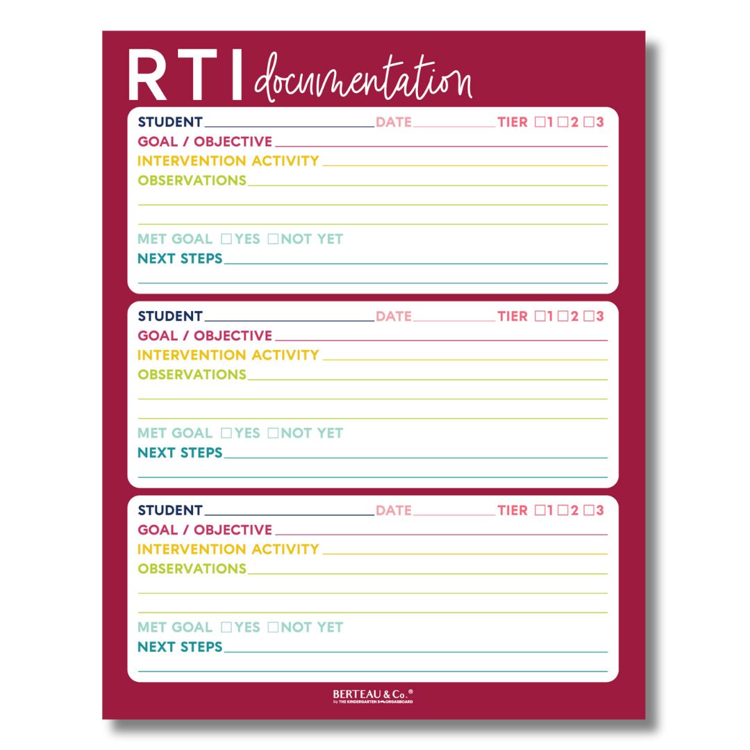 RTI Documentation Duplicate Notepad (NCR Paper)