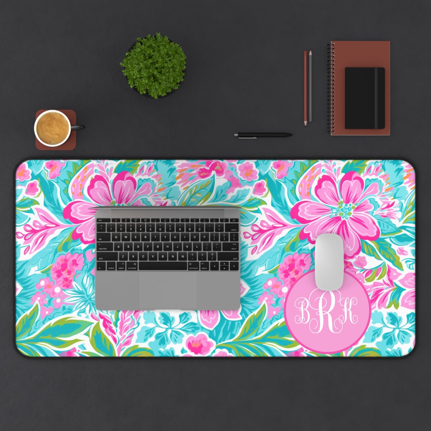 Personalized Desk Mat, Coastal Home