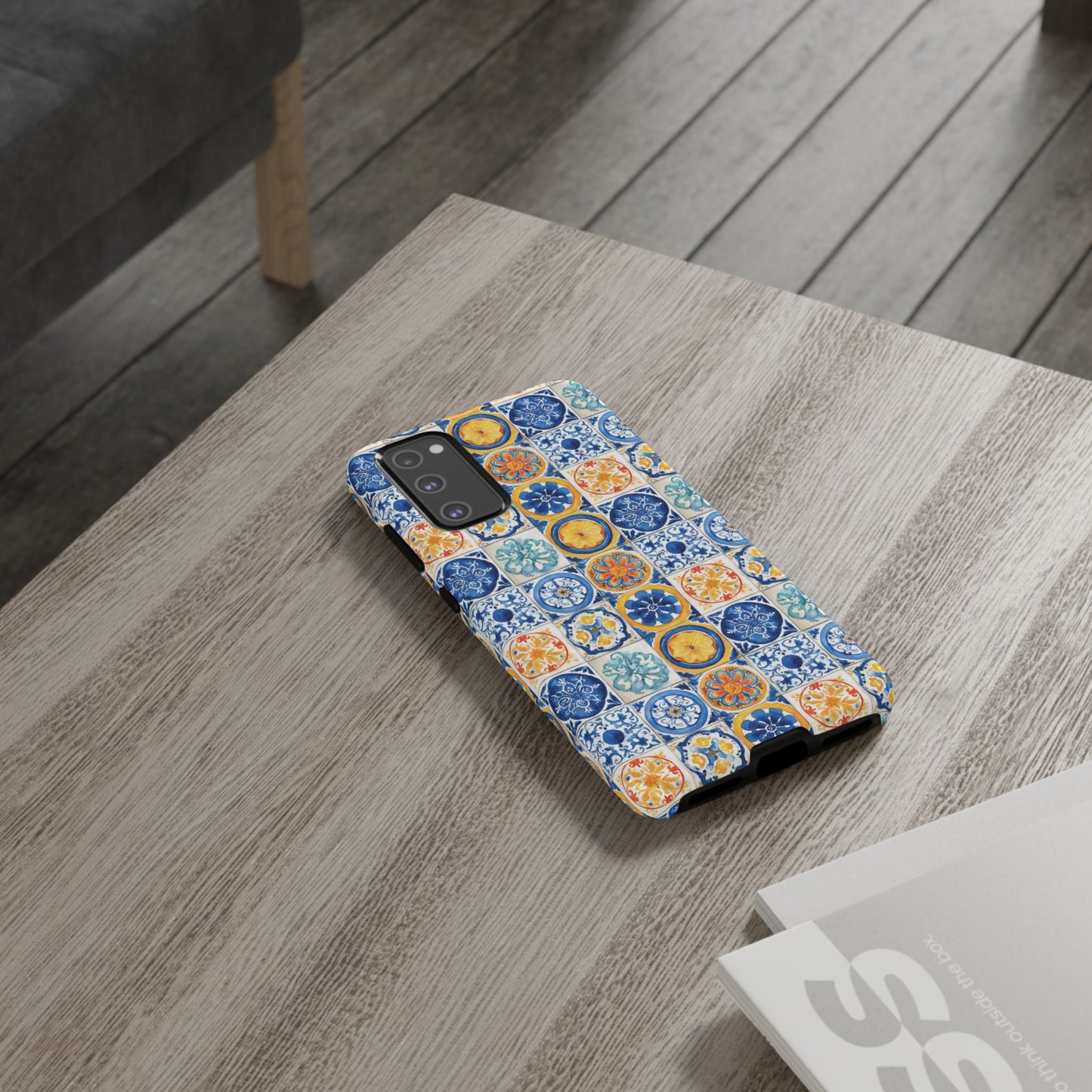 Mediterranean Tile Pattern Phone Case | Tough Case | Mosiac Tile | iPhone 17