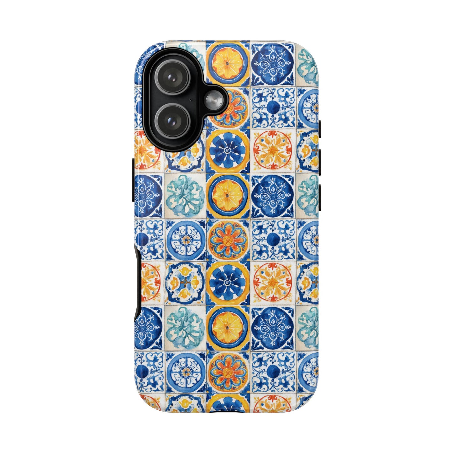 Mediterranean Tile Pattern Phone Case | Tough Case | Mosiac Tile | iPhone 17