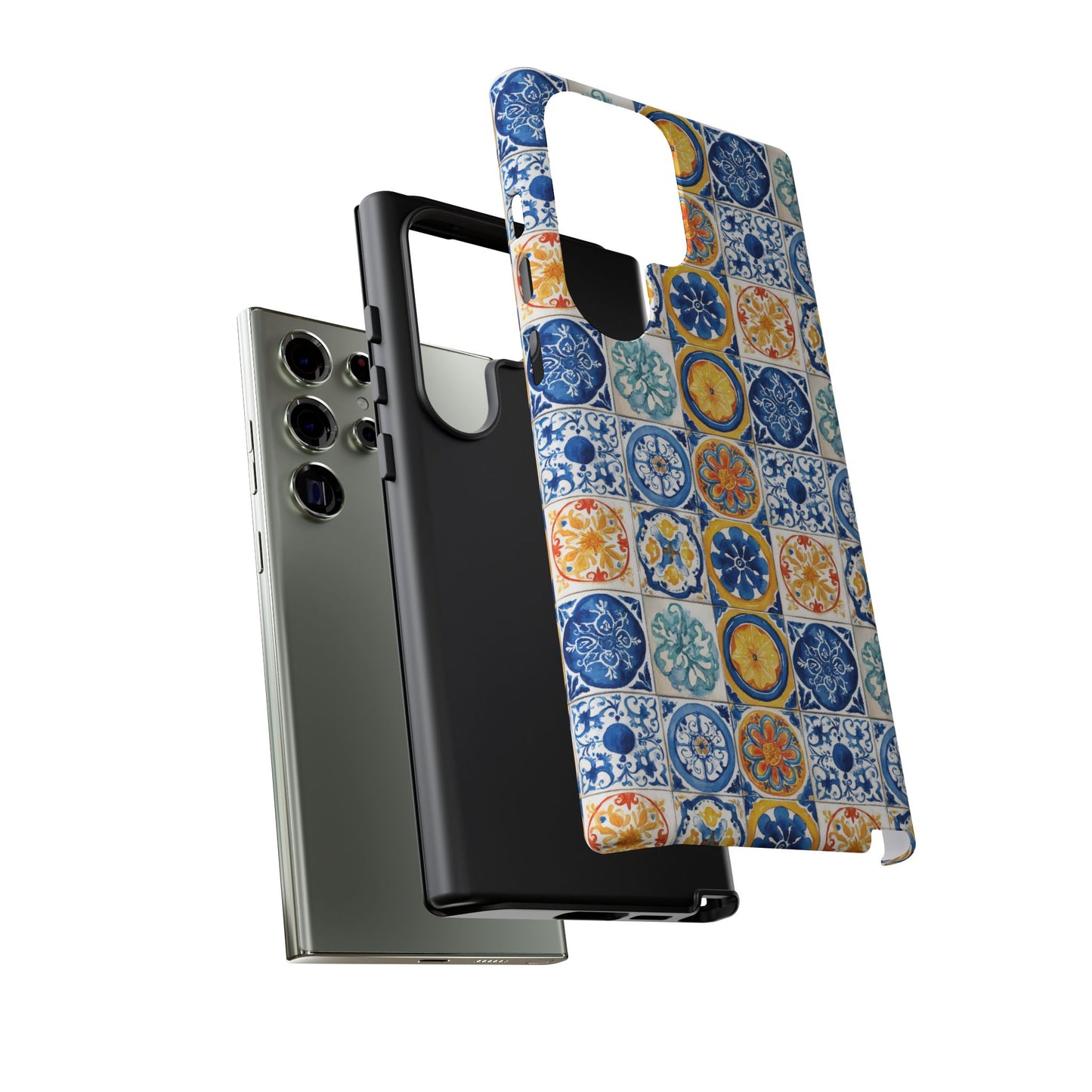 Mediterranean Tile Pattern Phone Case | Tough Case | Mosiac Tile | iPhone 17
