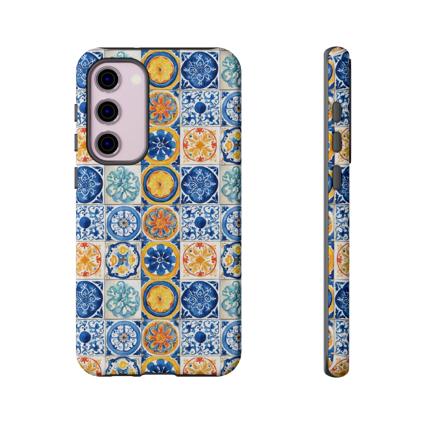 Mediterranean Tile Pattern Phone Case | Tough Case | Mosiac Tile | iPhone 17