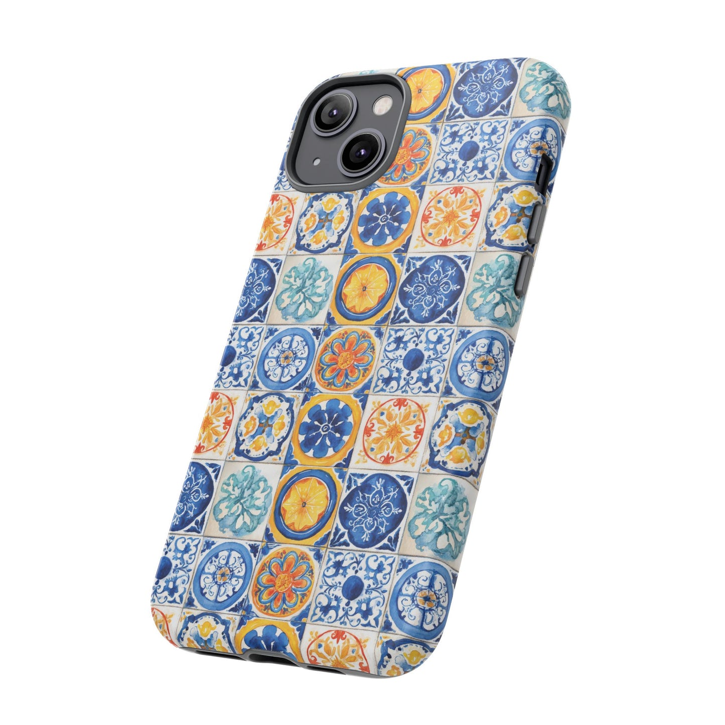 Mediterranean Tile Pattern Phone Case | Tough Case | Mosiac Tile | iPhone 17