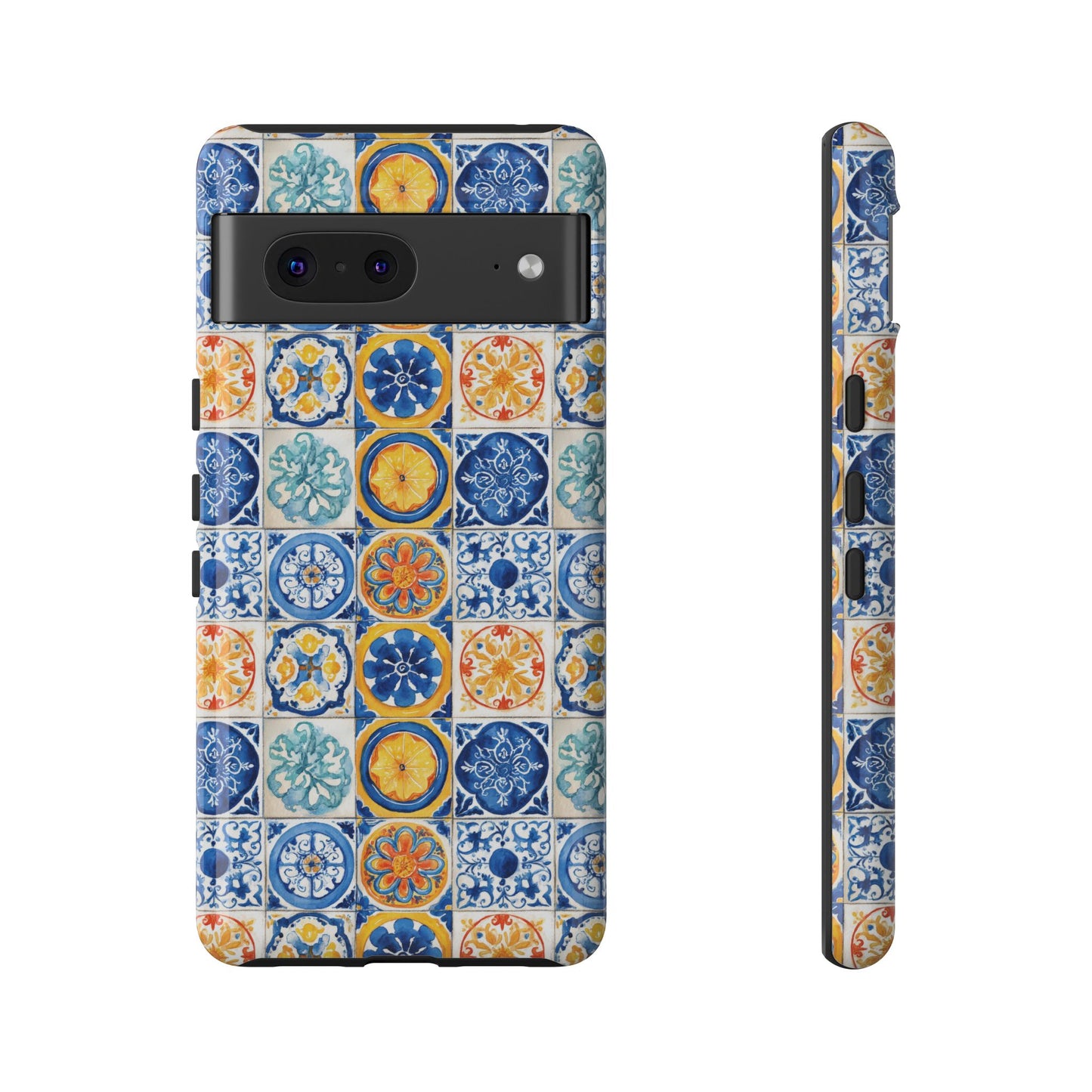 Mediterranean Tile Pattern Phone Case | Tough Case | Mosiac Tile | iPhone 17