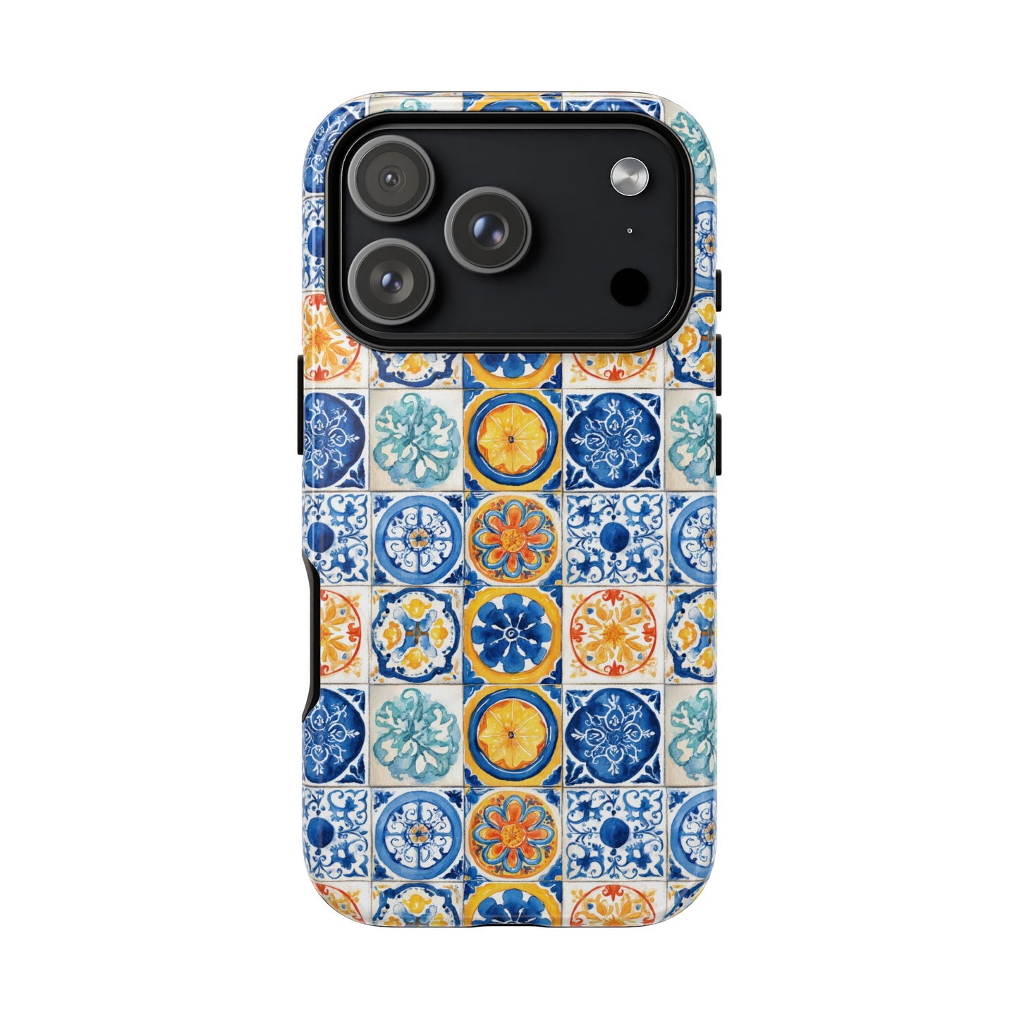 Mediterranean Tile Pattern Phone Case | Tough Case | Mosiac Tile | iPhone 17