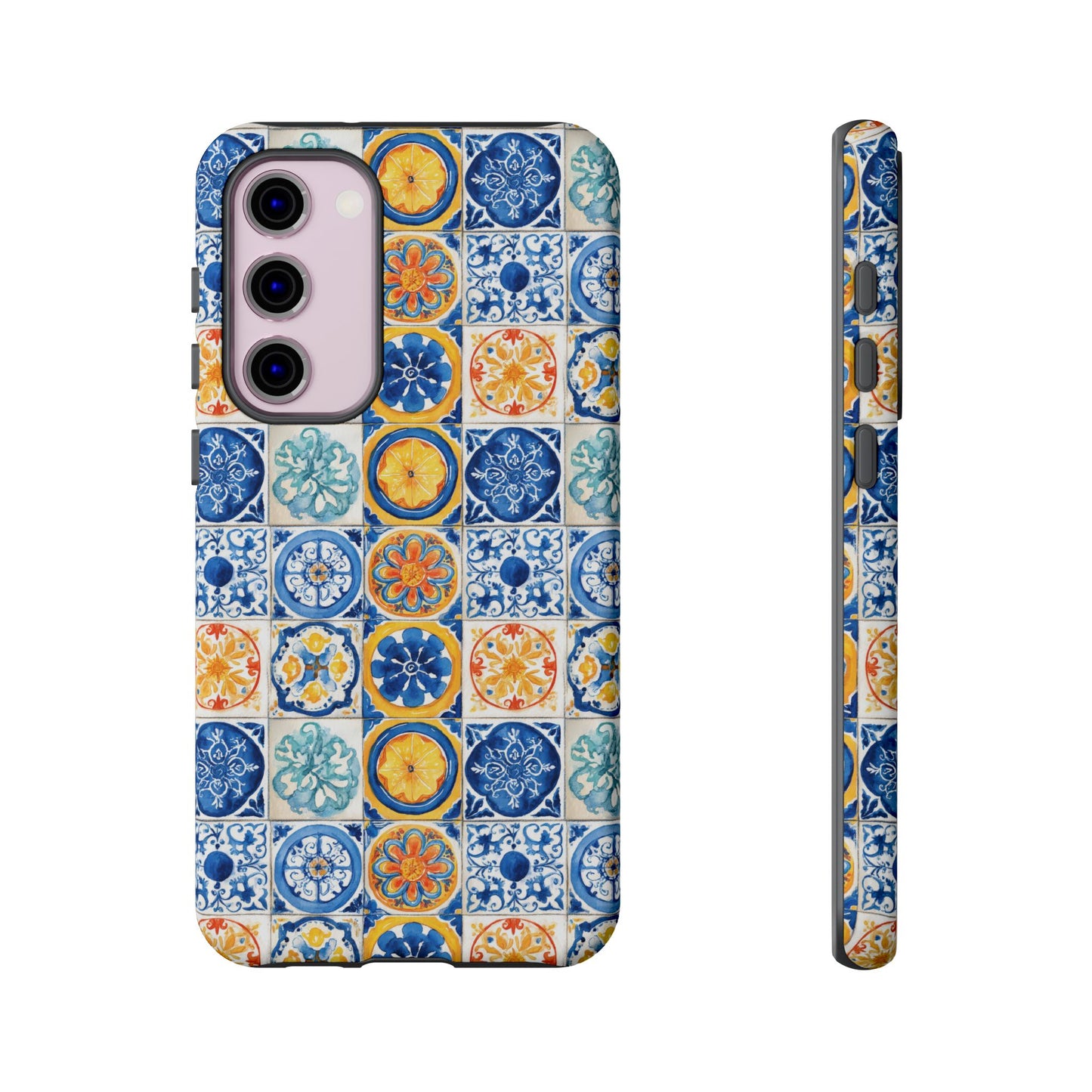 Mediterranean Tile Pattern Phone Case | Tough Case | Mosiac Tile | iPhone 17