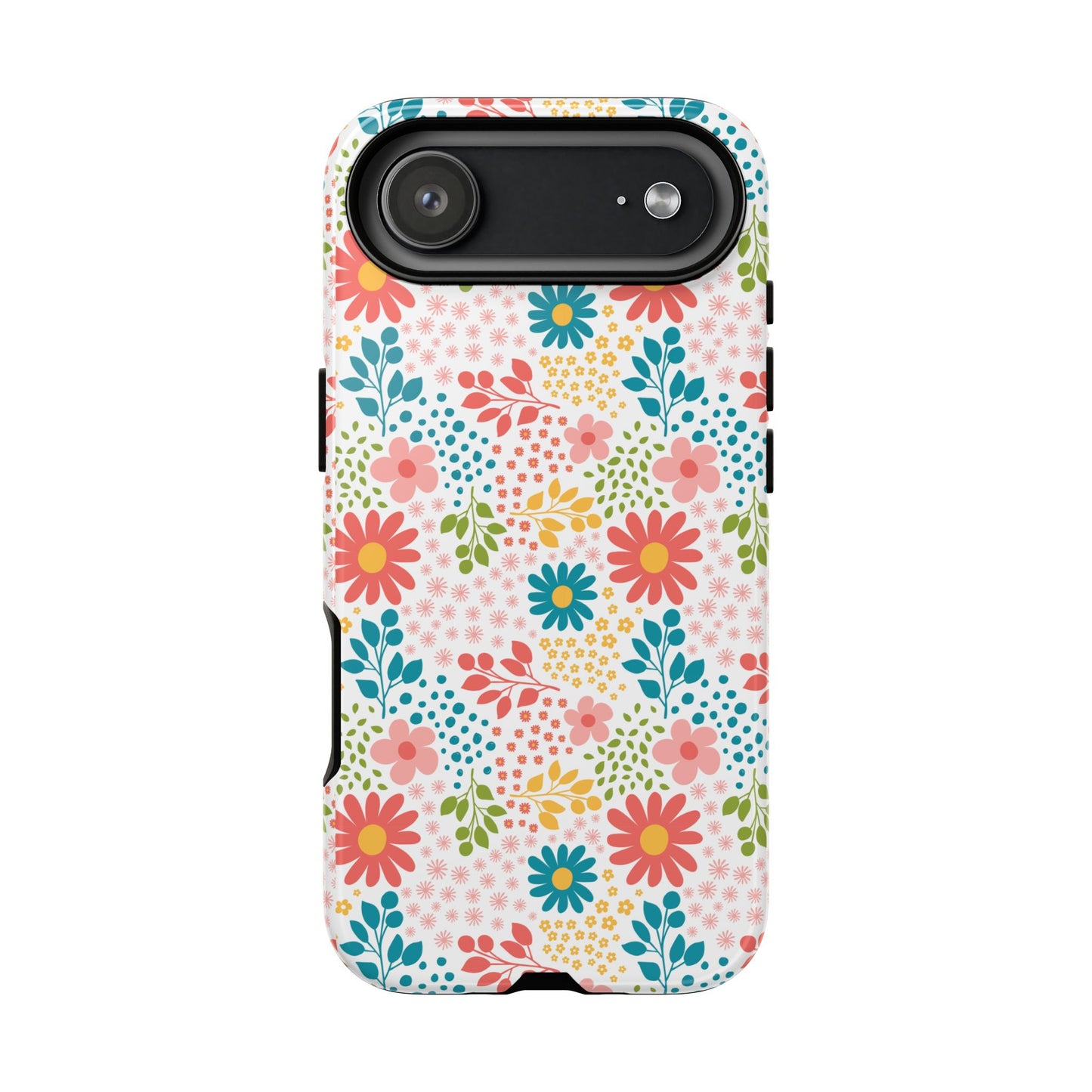 Wildflower Floral Tough Case — Protective Phone Case with Delicate Wildflower Design