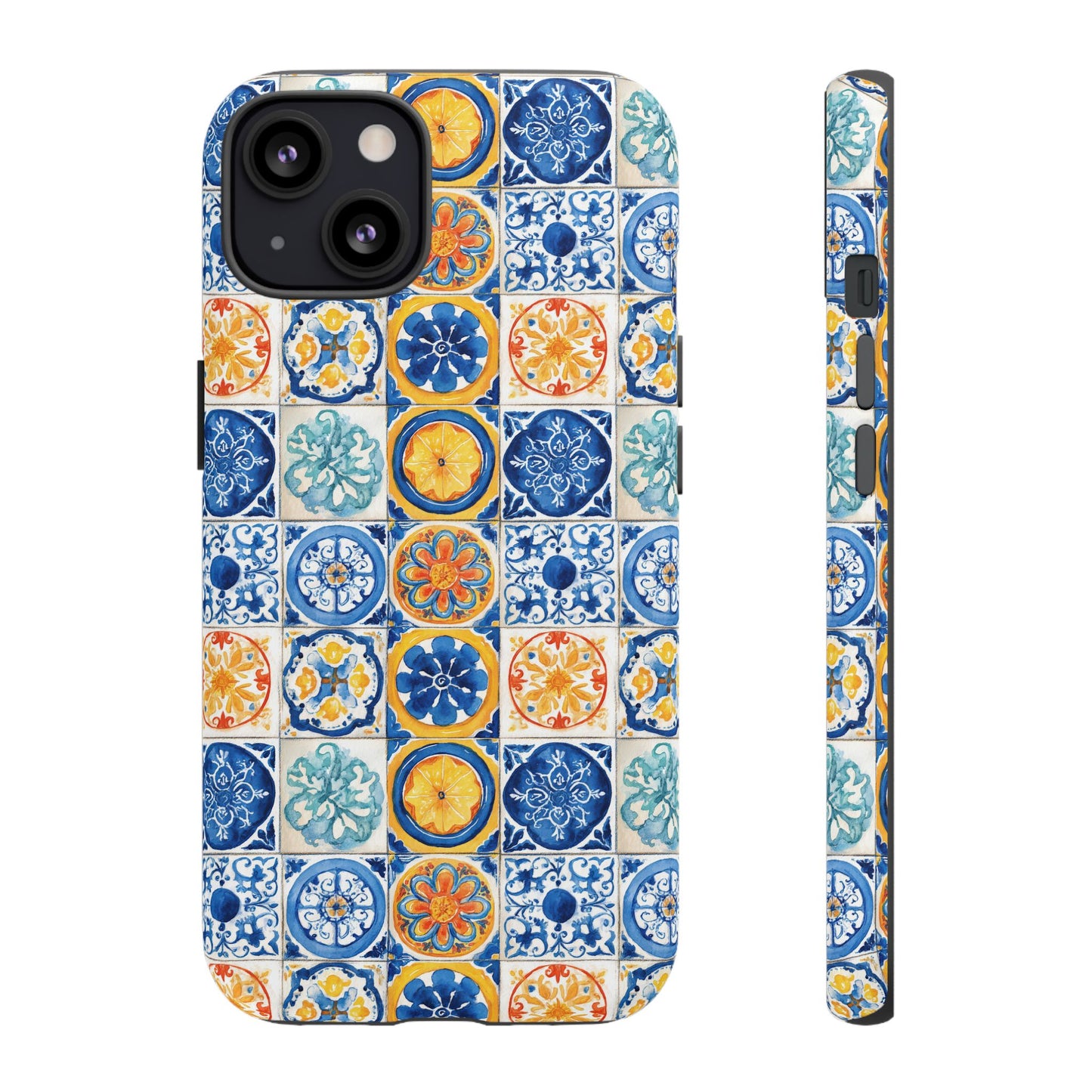 Mediterranean Tile Pattern Phone Case | Tough Case | Mosiac Tile | iPhone 17