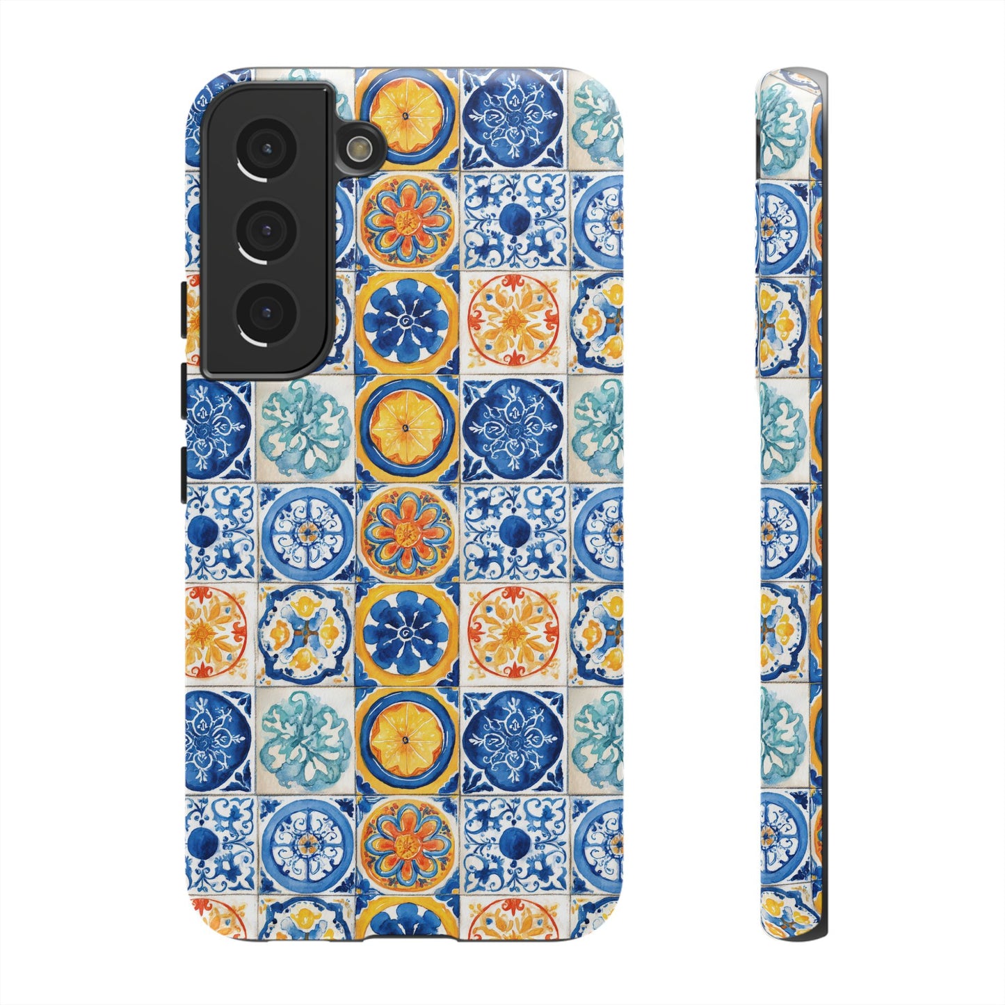 Mediterranean Tile Pattern Phone Case | Tough Case | Mosiac Tile | iPhone 17