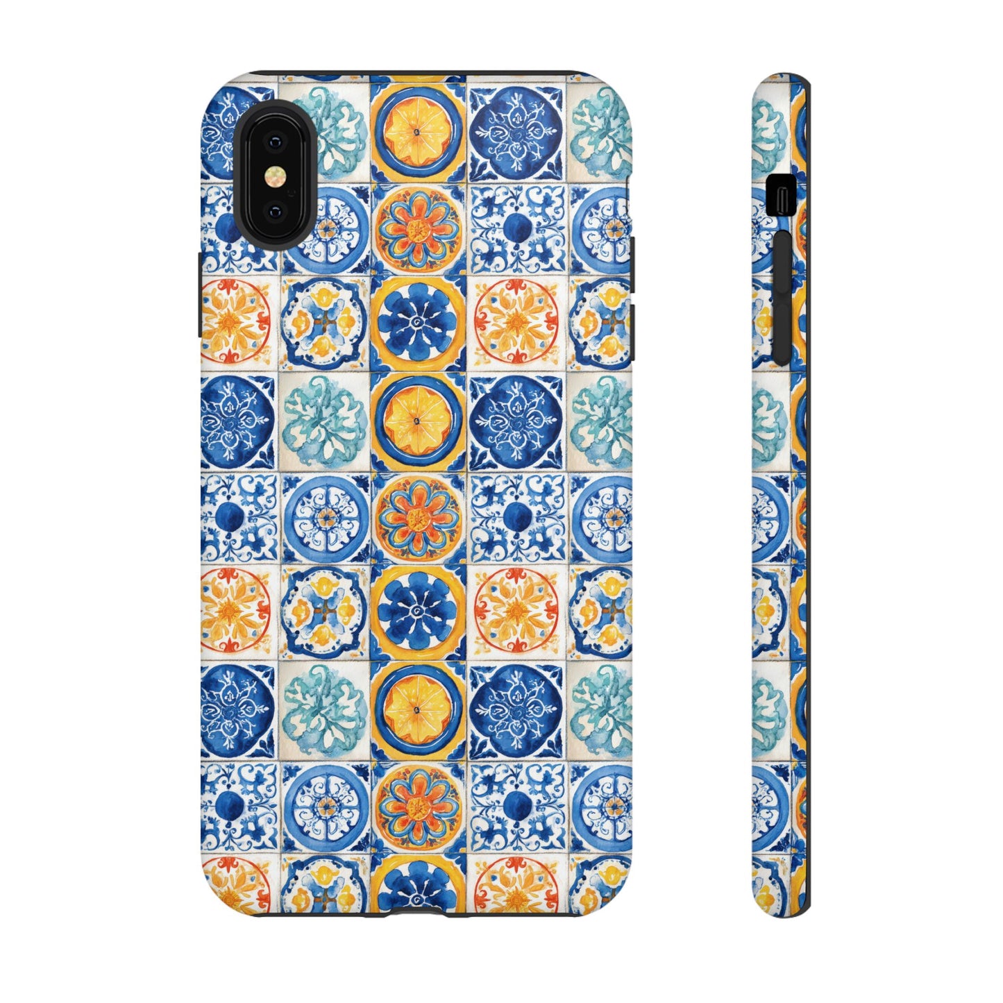 Mediterranean Tile Pattern Phone Case | Tough Case | Mosiac Tile | iPhone 17