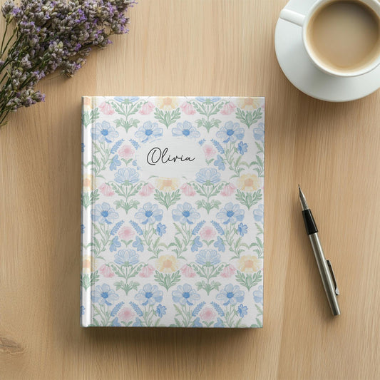 Personalized Floral Journal
